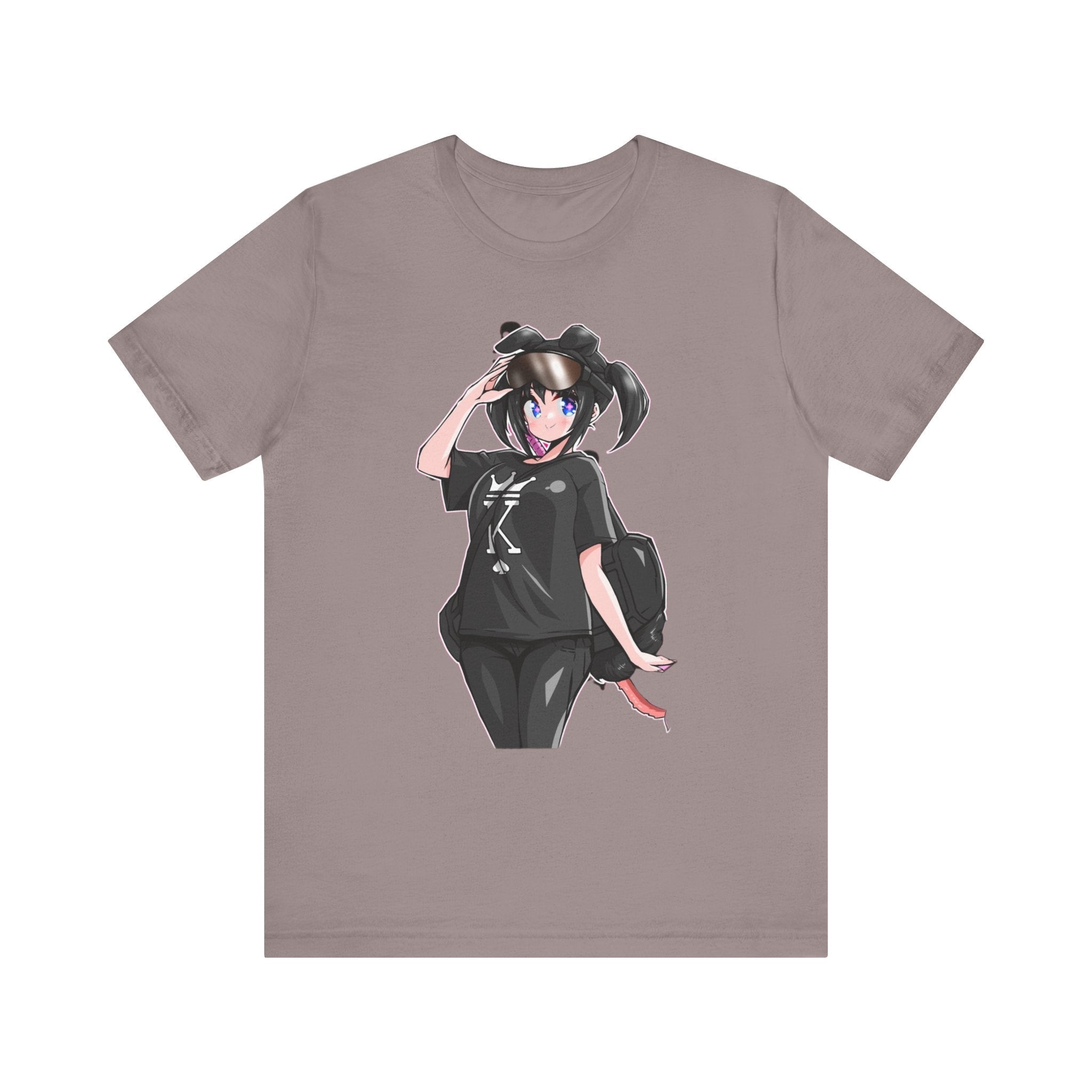 Lewd Anime-Themed Unisex Tee for Fans, Cute Graphic T-Shirt, Comfortable Everyday Wear, Perfect Gift for Anime Lovers, Stylish Casual Top