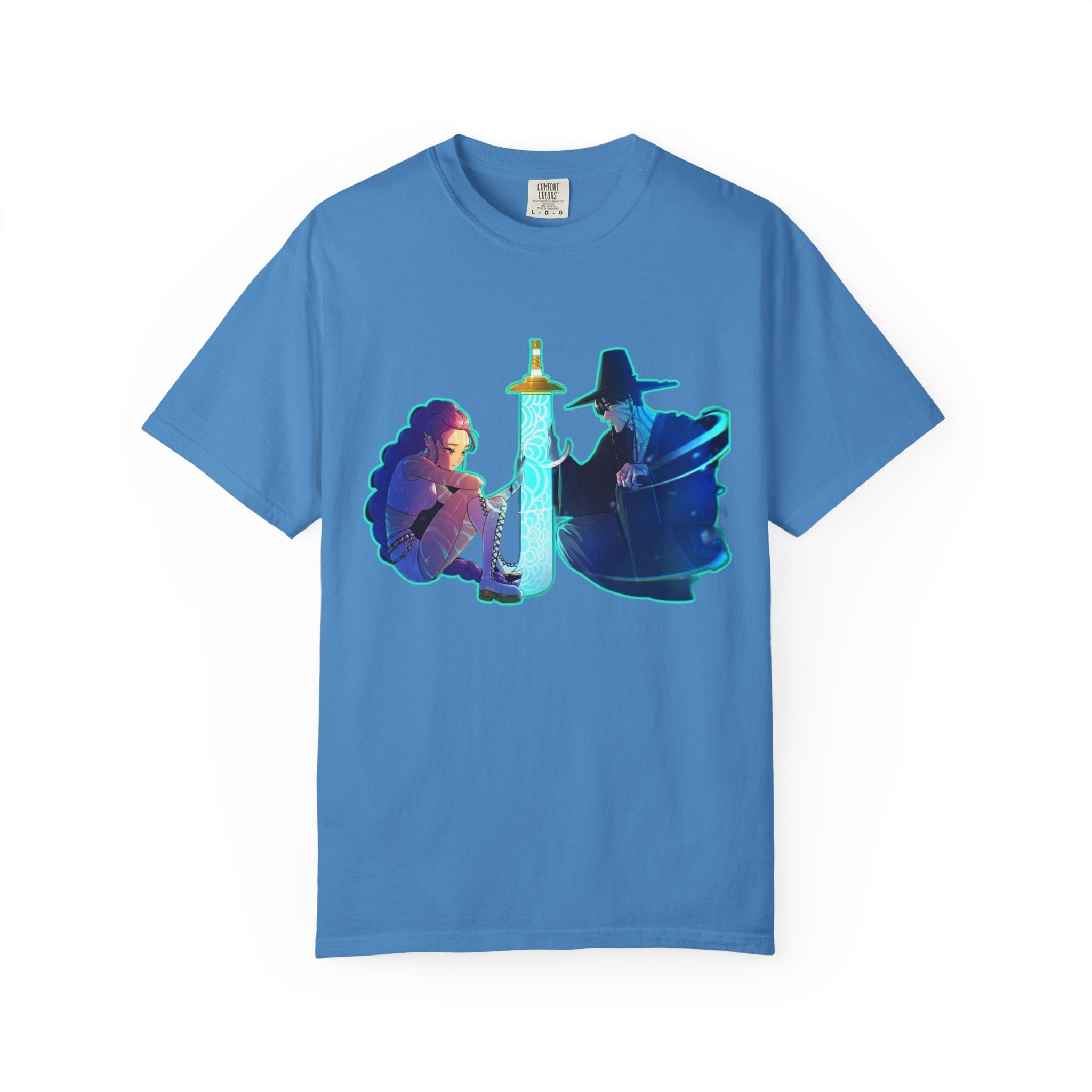 Unisex kpop Garment-Dyed T-shirt