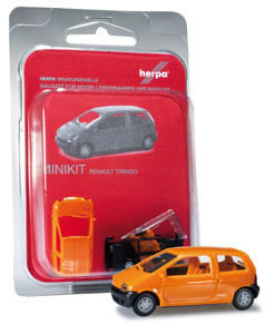 Herpa 12218 HO Scale Minikit Renault Twingo - Kit (Plastic) -- Various Non-Metallic Colors