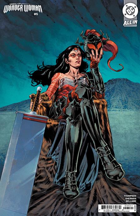 ABSOLUTE WONDER WOMAN #5 CVR D INC 1:25 MIKE PERKINS CARD STOCK VAR [1:25] (02/26/2025)