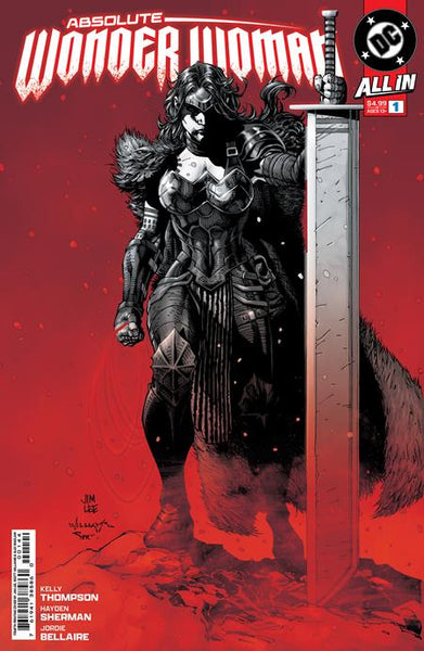 Absolute Wonder Woman #1 4th Print A Jim Lee Red Variant (02/12/2025)