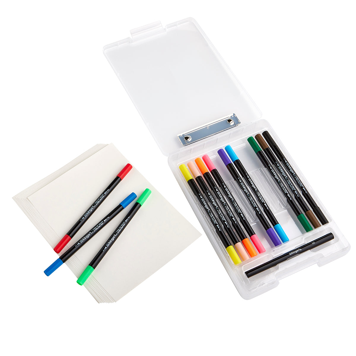 Marker Set with Drawing Board Case, 30 pc