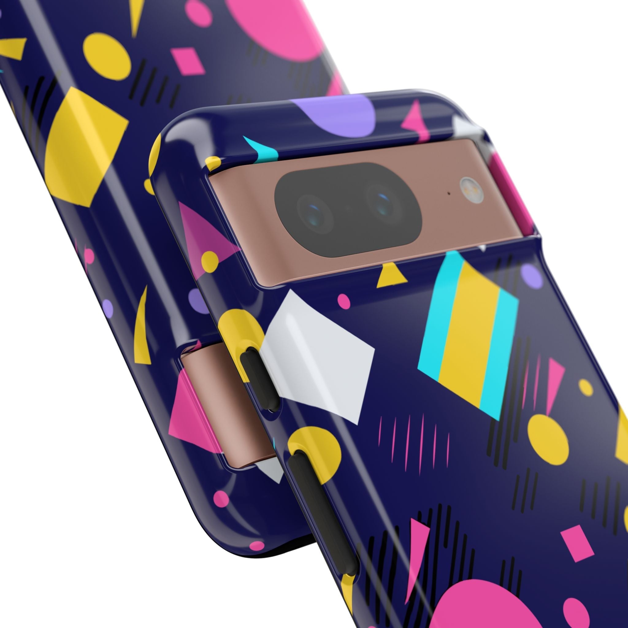 80s / 90s RETRO PATTERN DARK | Tough Phone Case