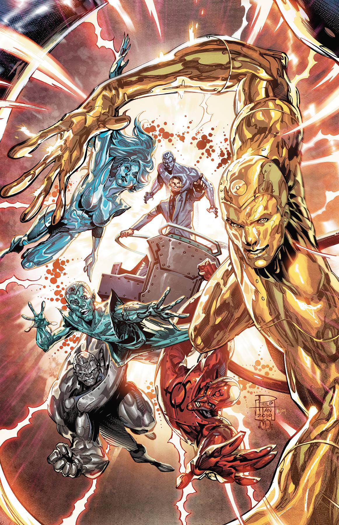 METAL MEN #1 B (OF 12) Philip Tan Variant (10/16/2019) DC