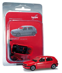 Herpa 12355 HO Scale Minikit Volkswagen Golf III - Kit (Plastic)