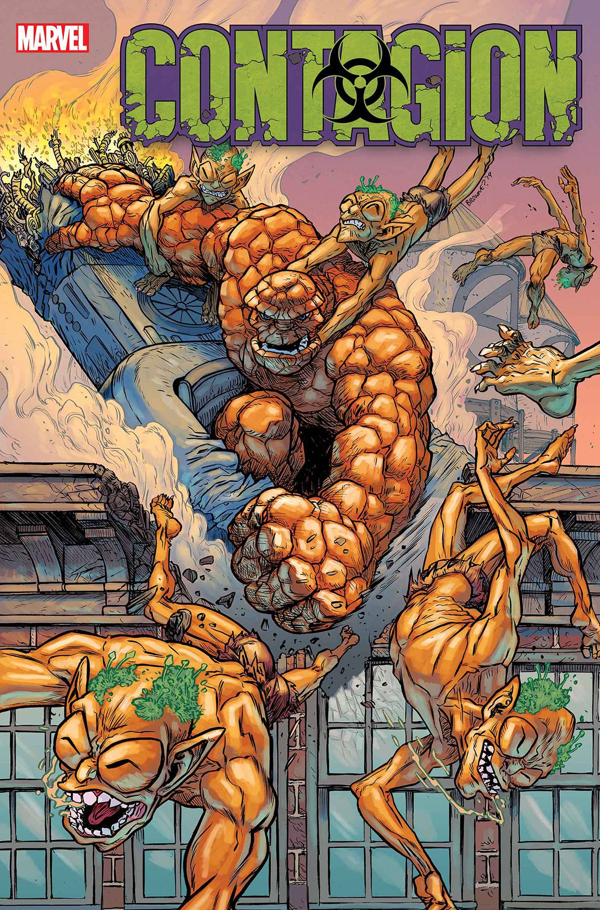CONTAGION #1 B (OF 5) Ryan BROWNE Variant (10/02/2019) Marvel