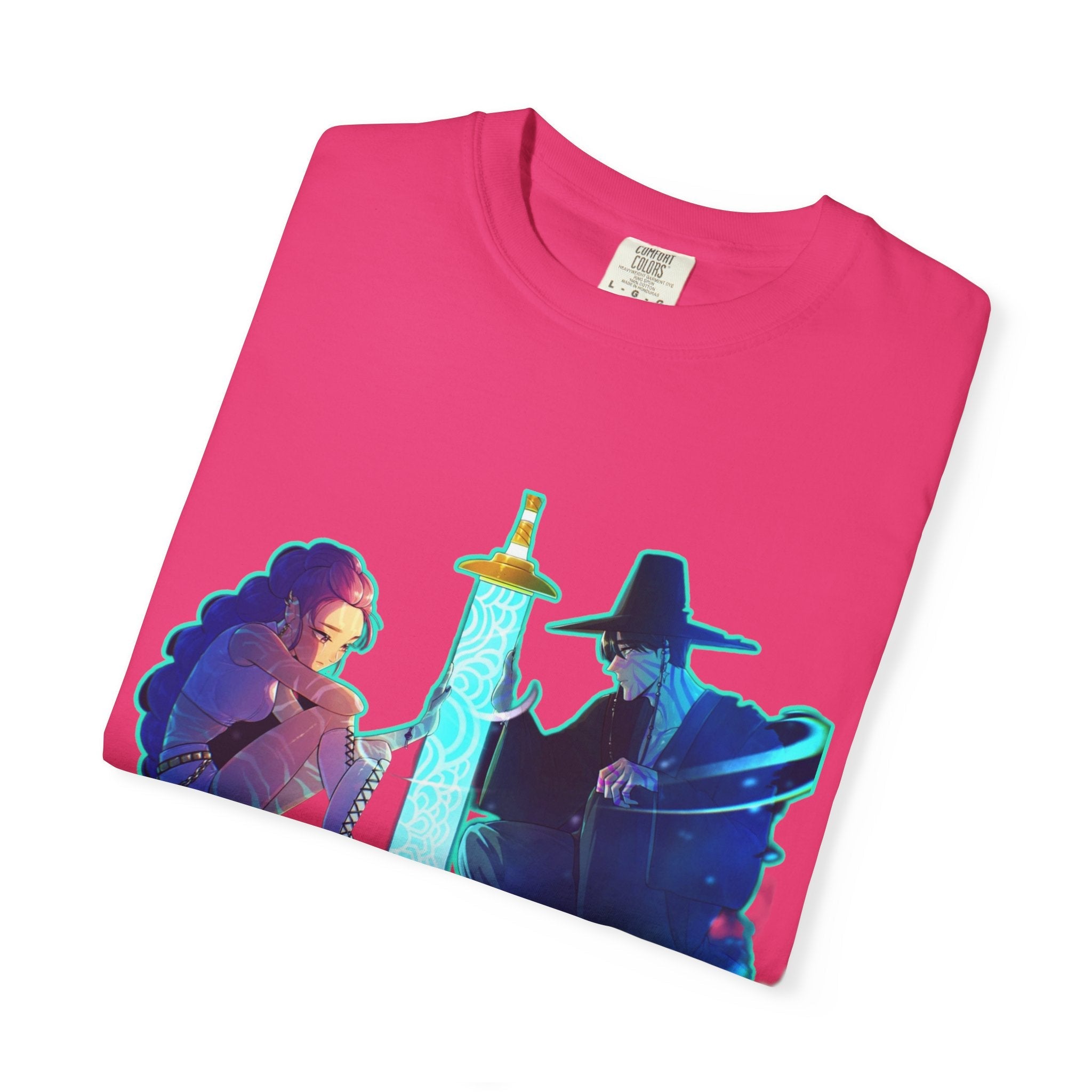 Unisex kpop Garment-Dyed T-shirt