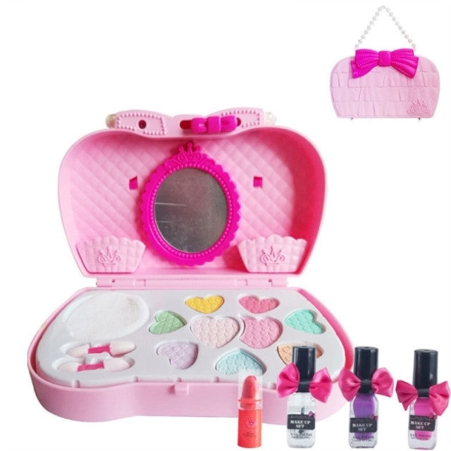 Children's Makeup Toy Set – Pretend Play Cosmetic Kit with Nail Polish and Lipstick