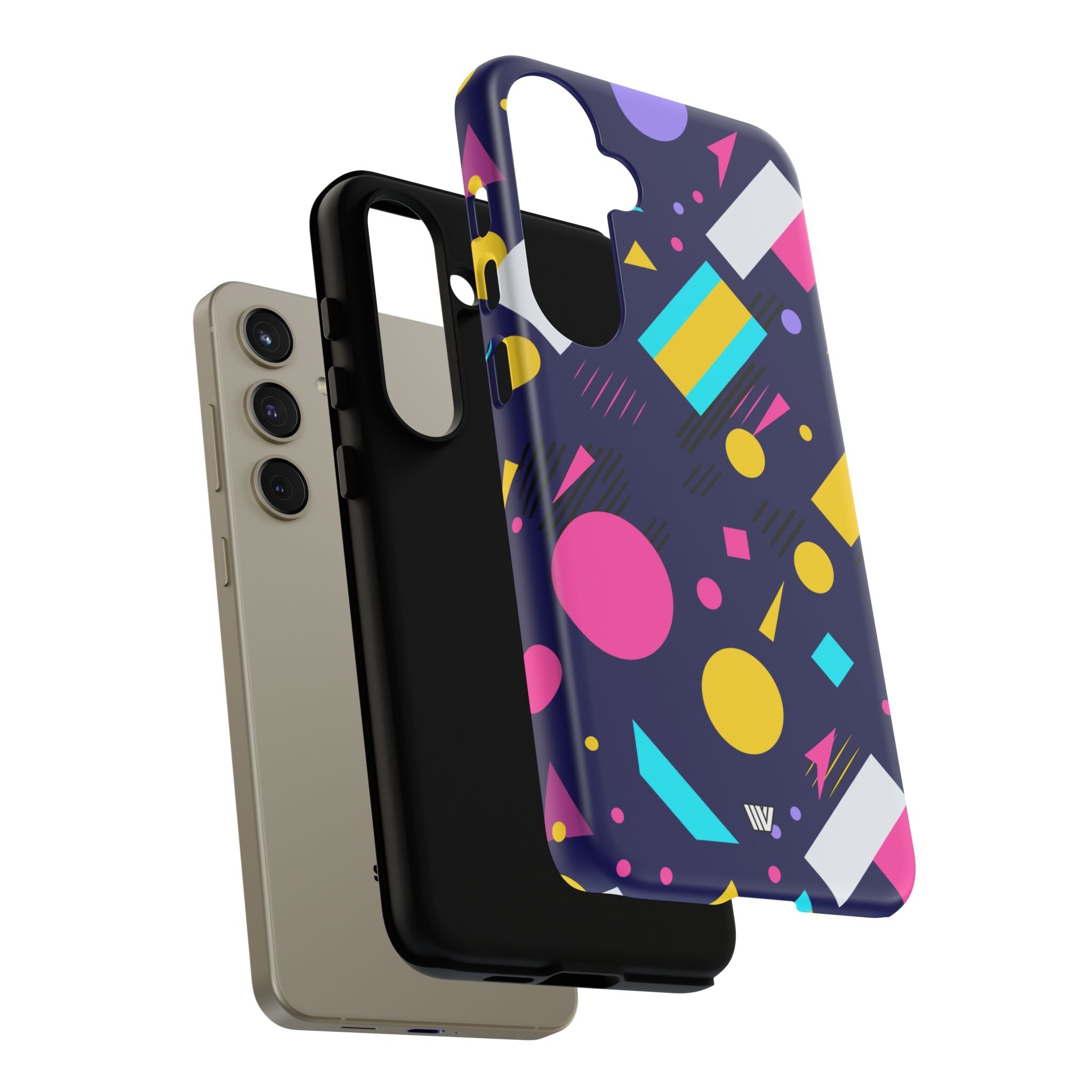 80s / 90s RETRO PATTERN DARK | Tough Phone Case