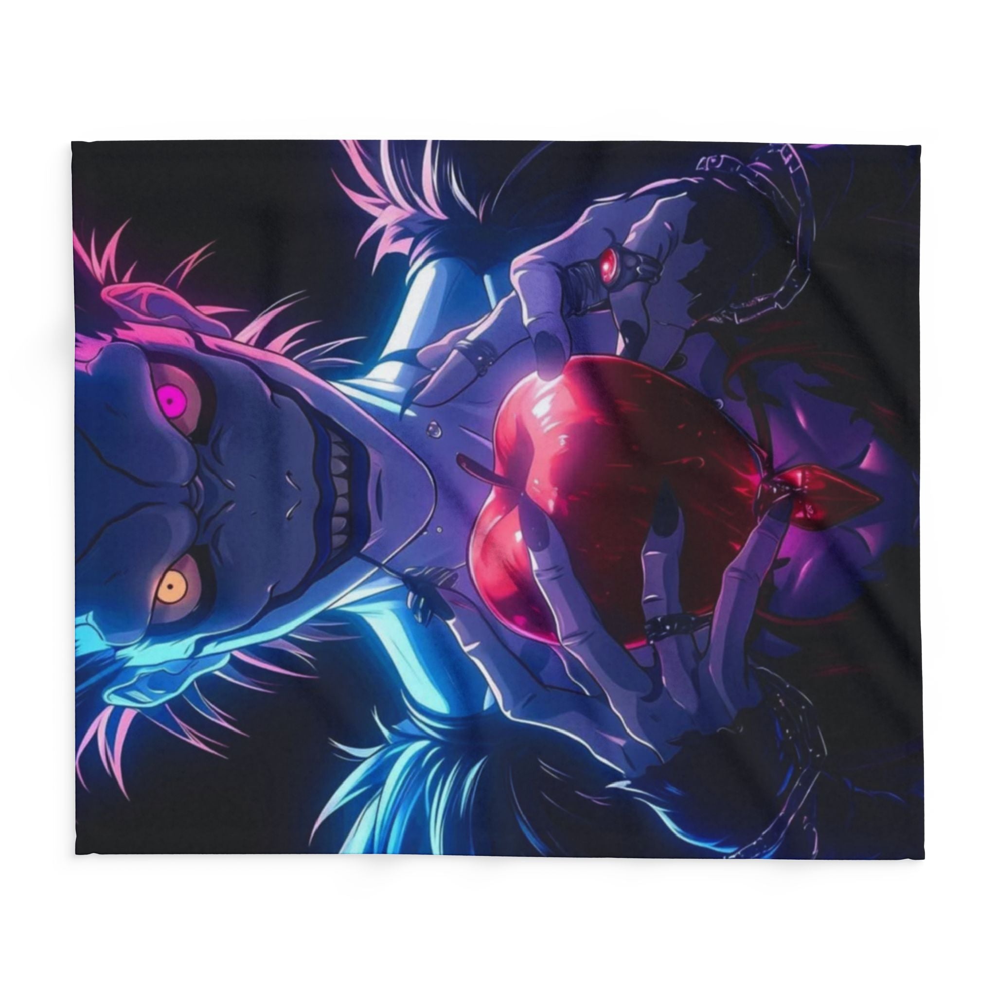 Dn Chilling Cozy Arctic Fleece Blanket, Anime Throw, Gothic Decor, Gifts for Fans, Horror Blanket, Home Comforts