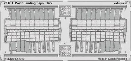 Eduard 72681 1/72 Aircraft- P40K Landing Flaps for SHY