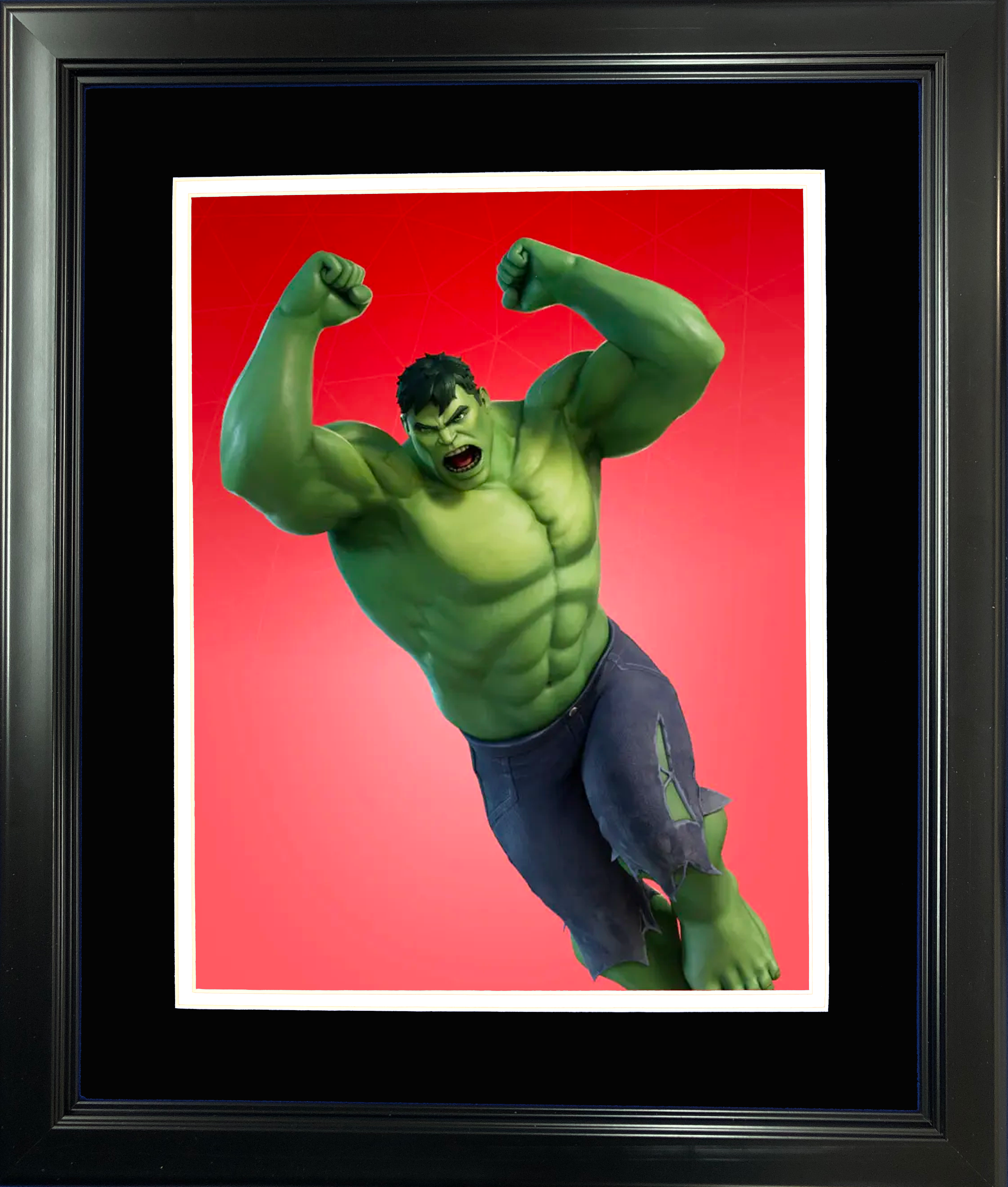 Framed Hulk Marvel Fortnite Skin 11"x14" Video Game Photo