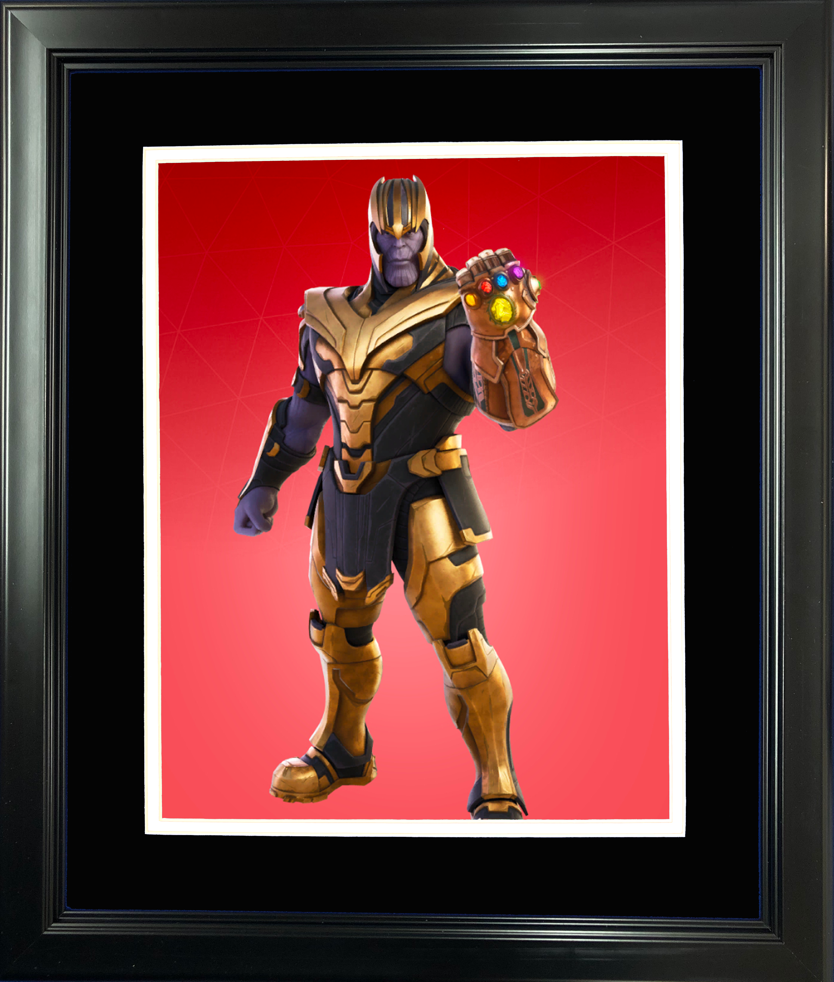 Framed Thanos Marvel Fortnite Skin 11"x14" Video Game Photo