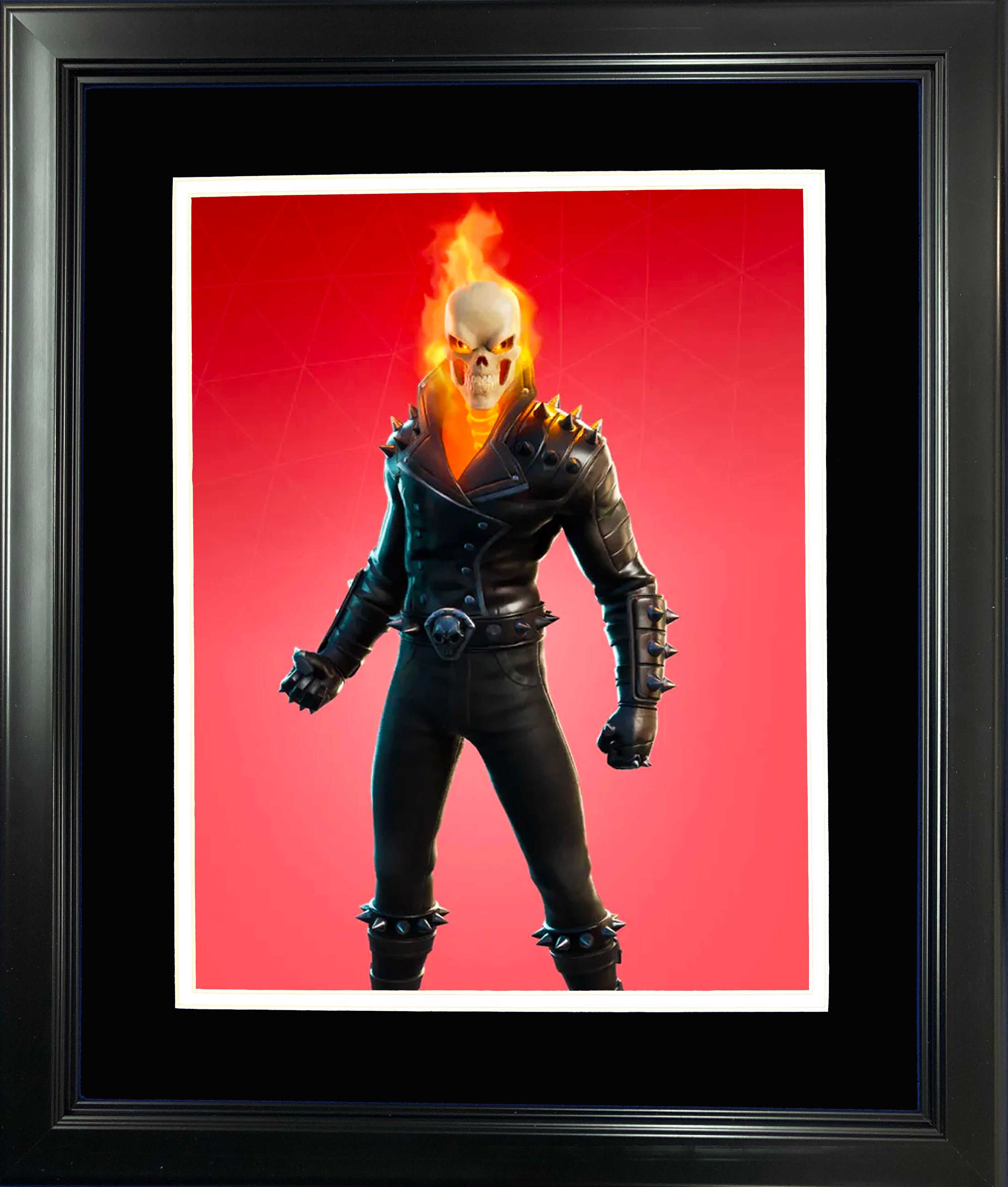 Framed Ghost Rider Marvel Fortnite Skin 11"x14" Video Game Photo