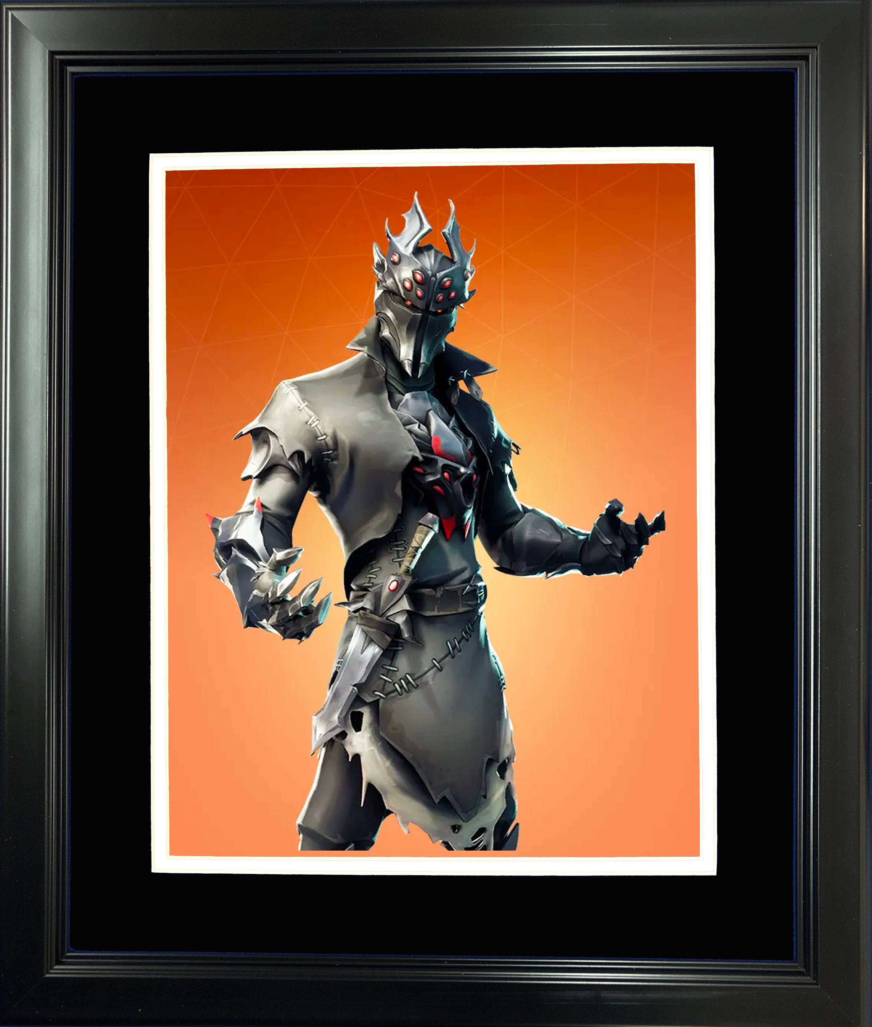 Framed Spider Knight Legendary Fortnite Skin 11"x14"Video Game Photo