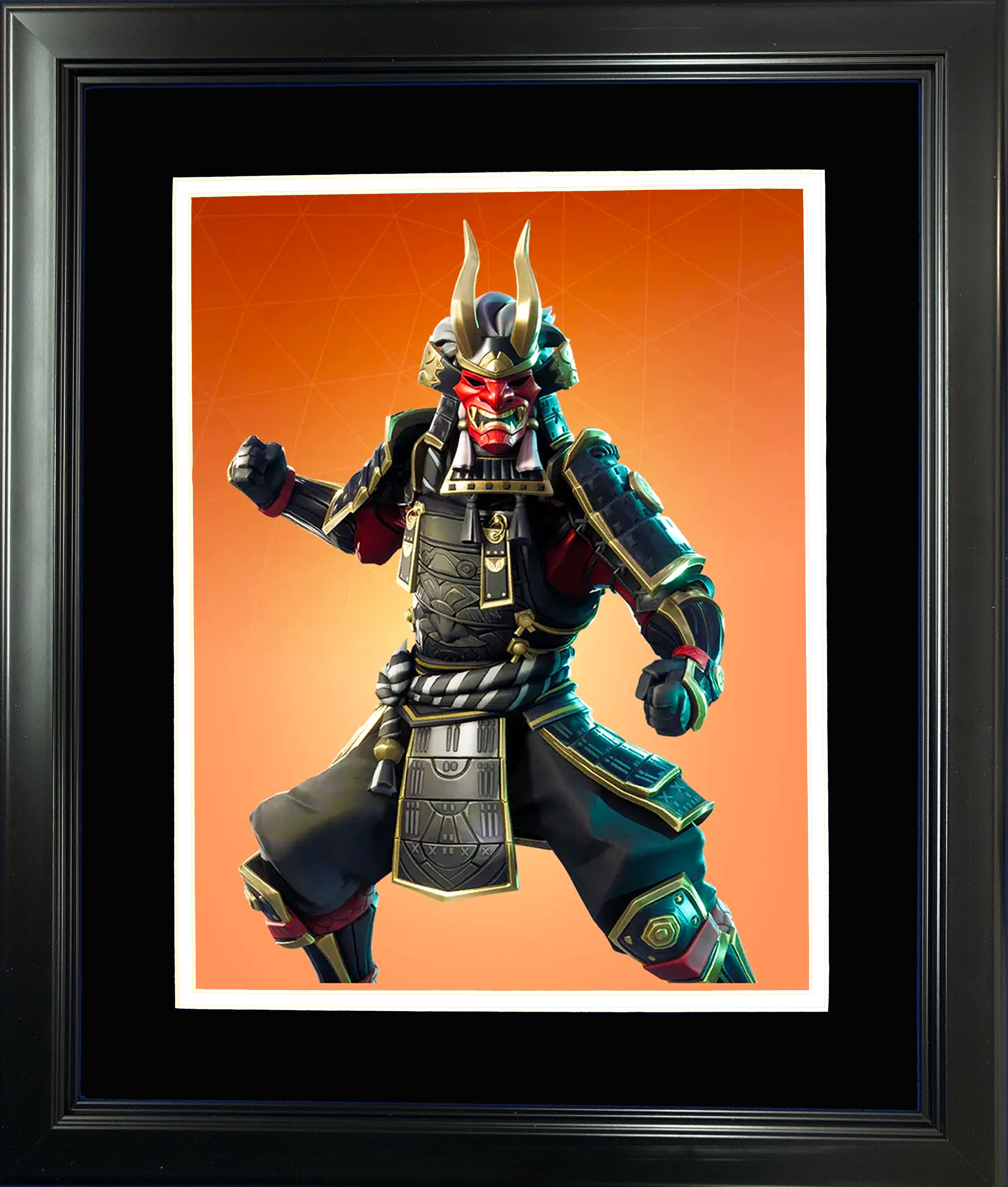 Framed Shogun Legendary Fortnite Skin 11"x14"Video Game Photo