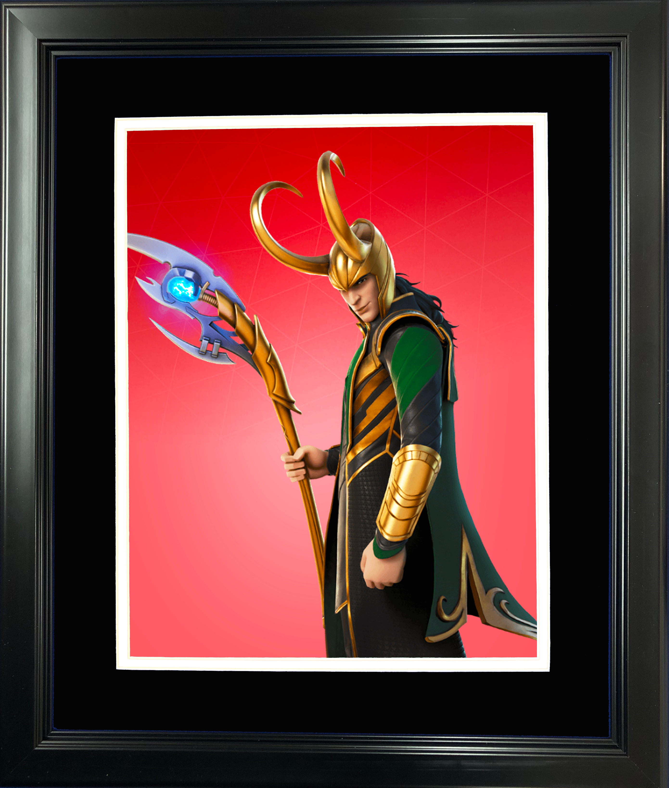 Framed Loki Laufeyson Marvel Fortnite Skin 11"x14" Video Game Photo