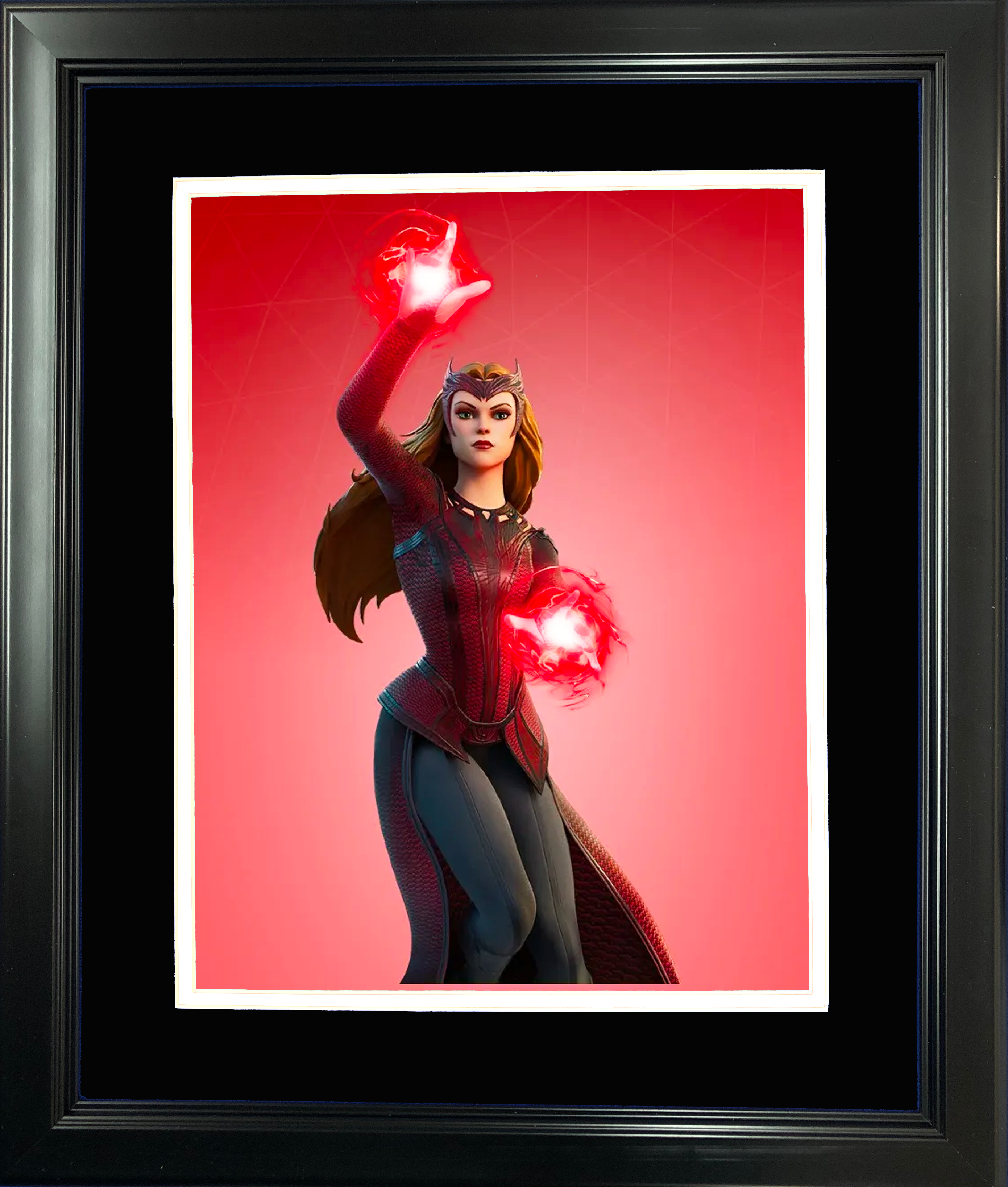 Framed Scarlet Witch Marvel Fortnite Skin 11"x14"Video Game Photo