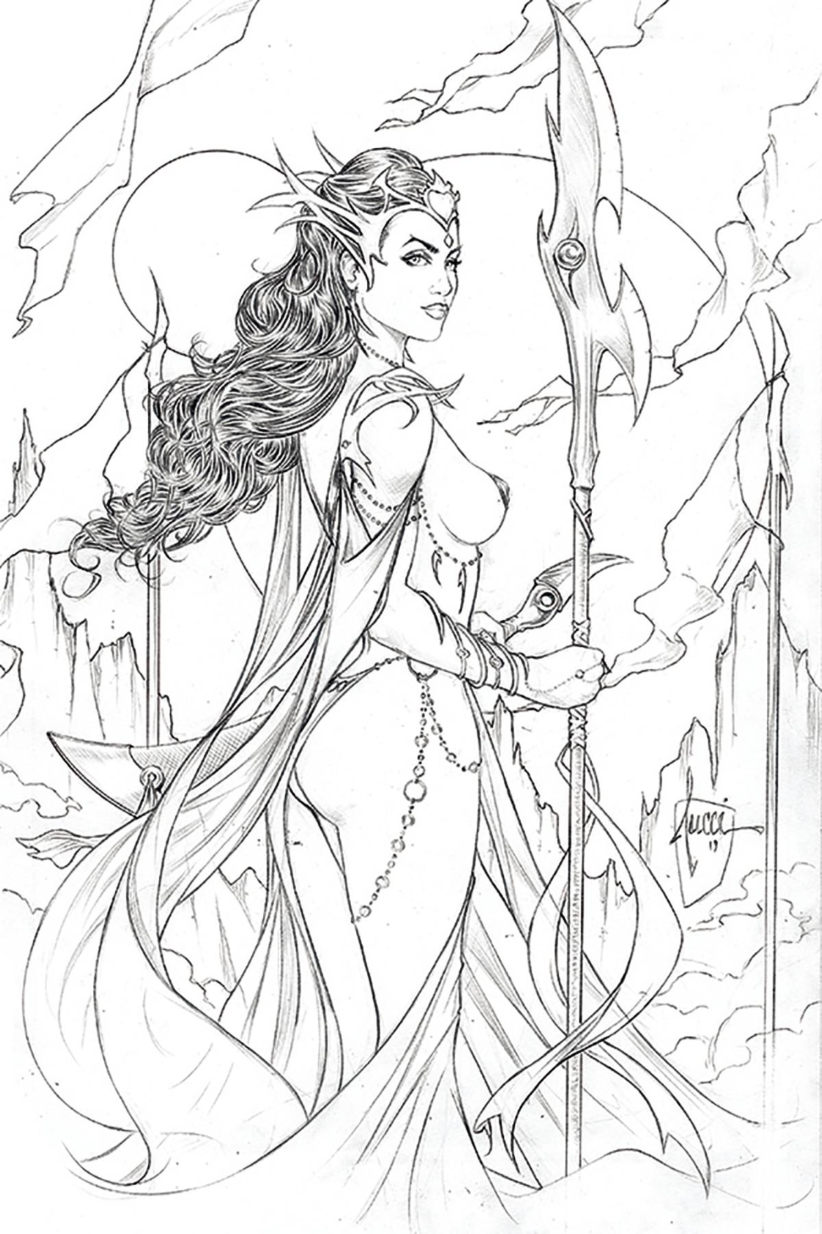 DEJAH THORIS (2019) #1 1:10 Billy TUCCI PENCIL Variant (12/11/2019) DYNAMITE