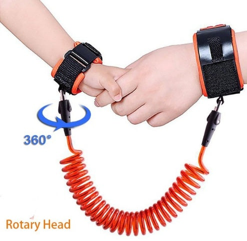 Child Safety Wristband – Anti-Lost Wrist Strap for Kids with 360° Rotation