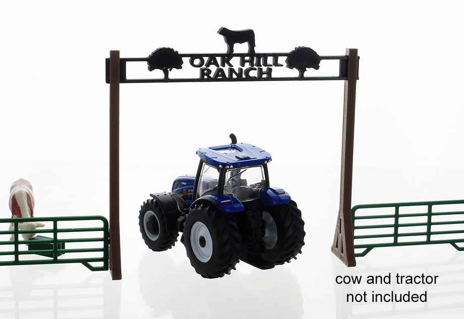 3D To Scale 64-624-BN 1/64 Scale Oak Hill Ranch Entry