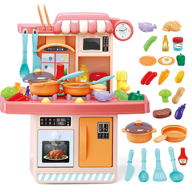 Kids Play Kitchen Set – Large Dishwasher Pool with 23 Accessories