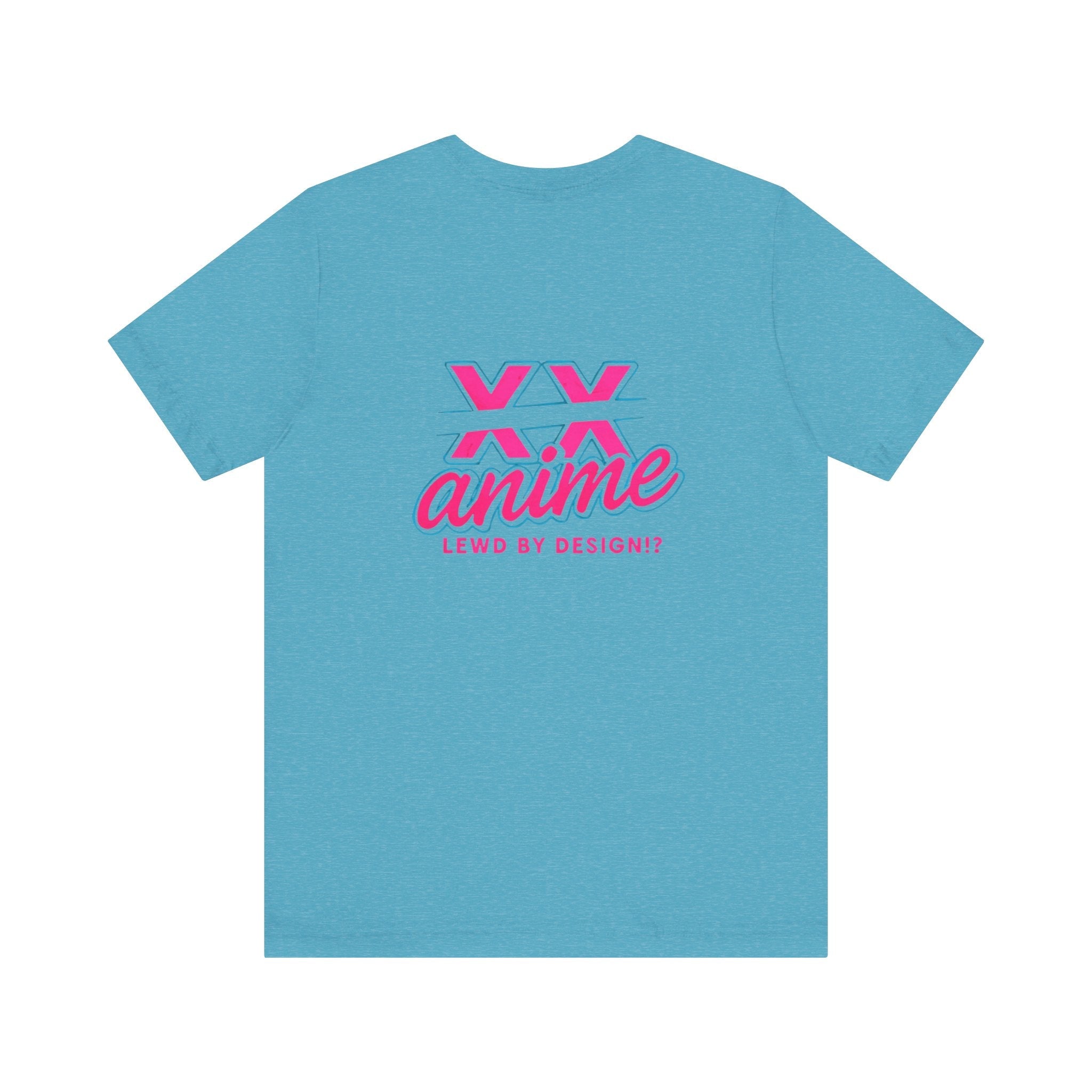 Lewd Anime-Themed Unisex Tee for Fans, Cute Graphic T-Shirt, Comfortable Everyday Wear, Perfect Gift for Anime Lovers, Stylish Casual Top