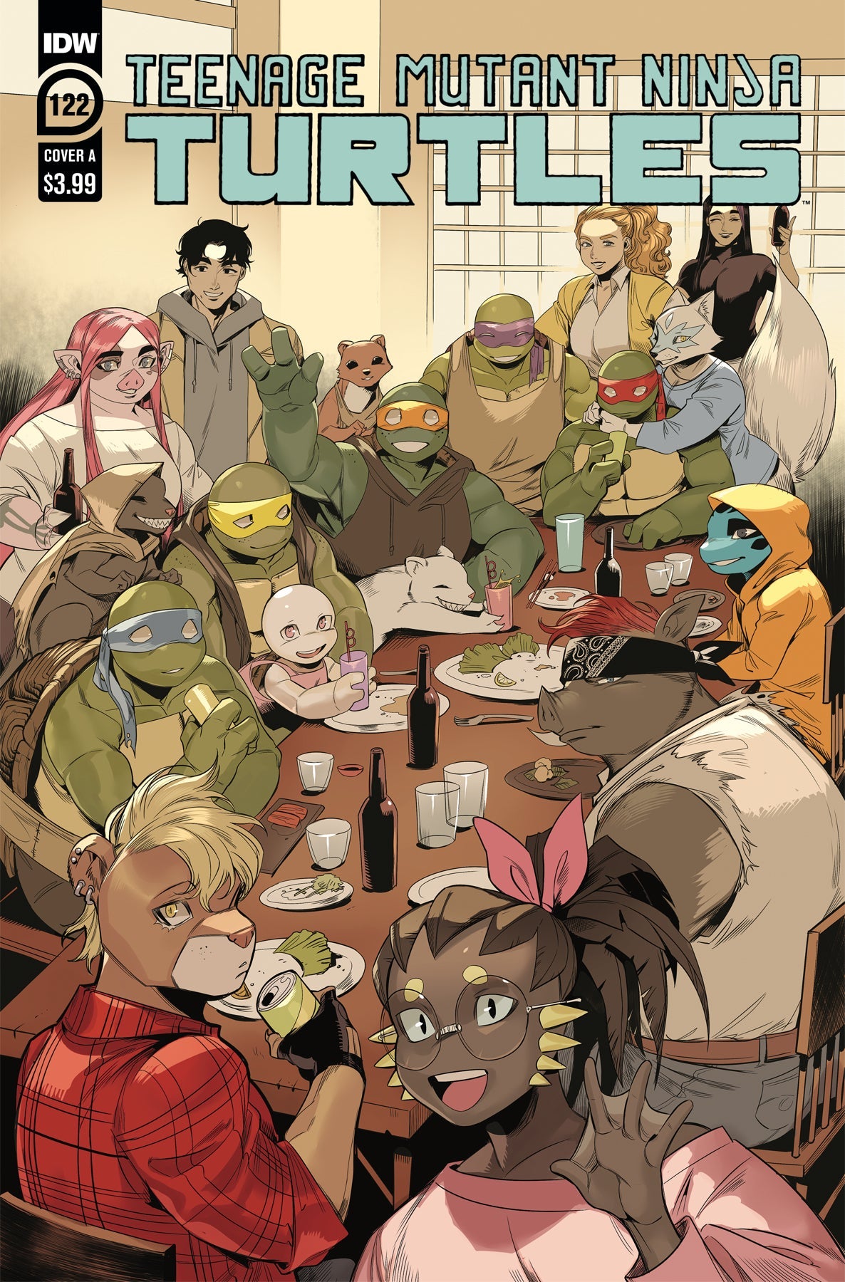 Tmnt Ongoing #122 A Jodie Nishijima Sophie Campbell Teenage Mutant Ninja Turtles (C: 1-0-0) (10/13/2021) Idw