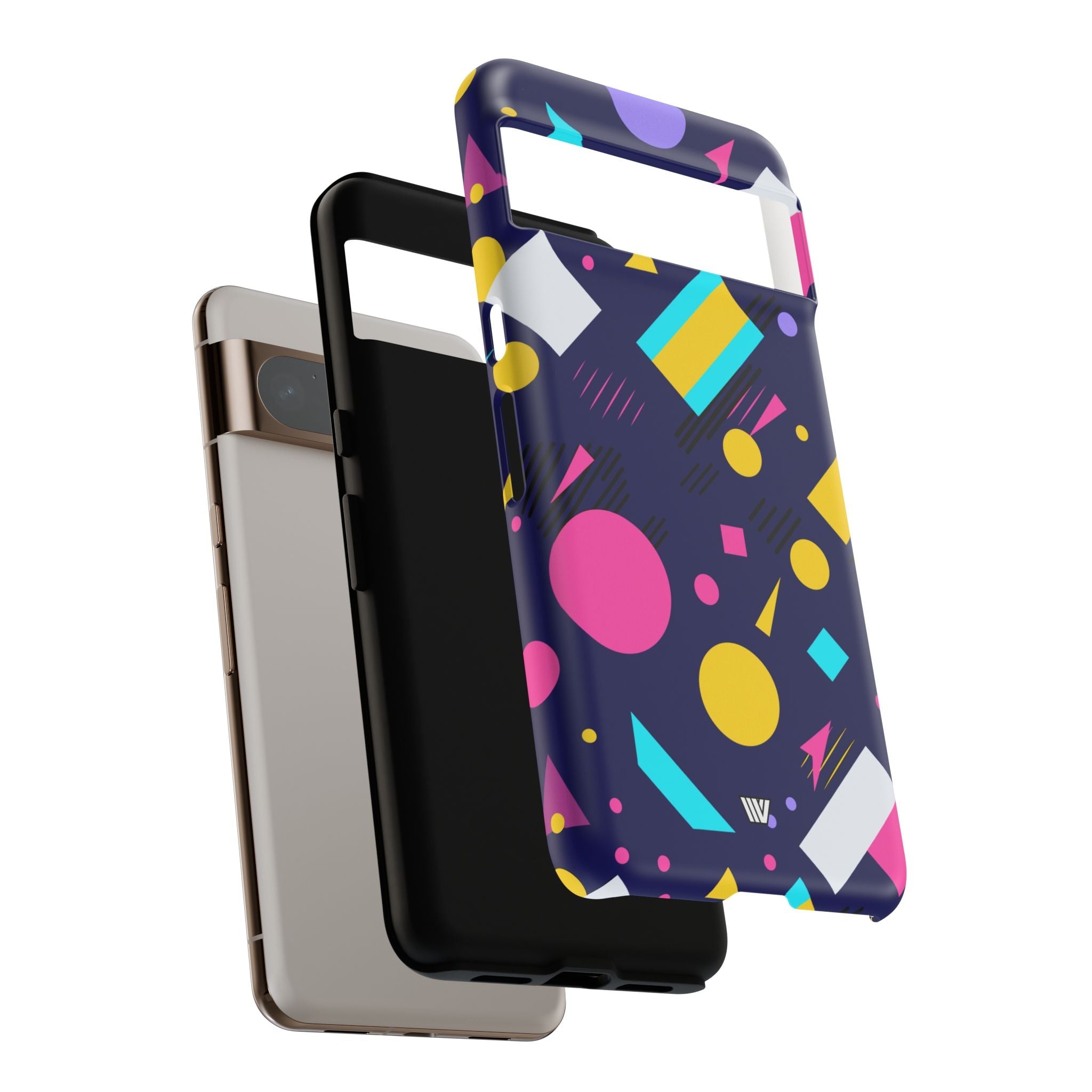 80s / 90s RETRO PATTERN DARK | Tough Phone Case
