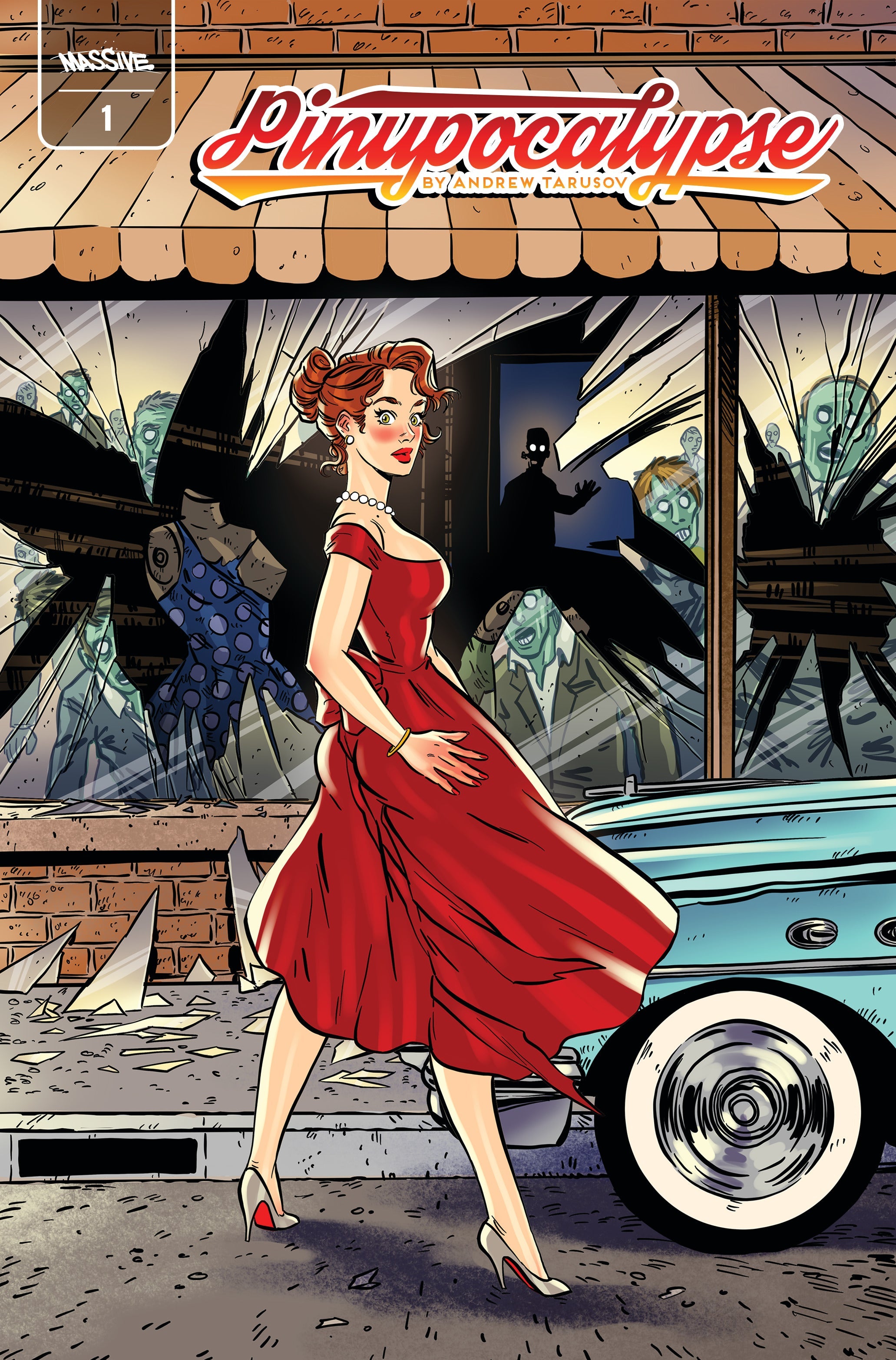 Pinupocalypse #1 (Of 6) D The Walking Red Homage Variant (01/22/2025) Massive