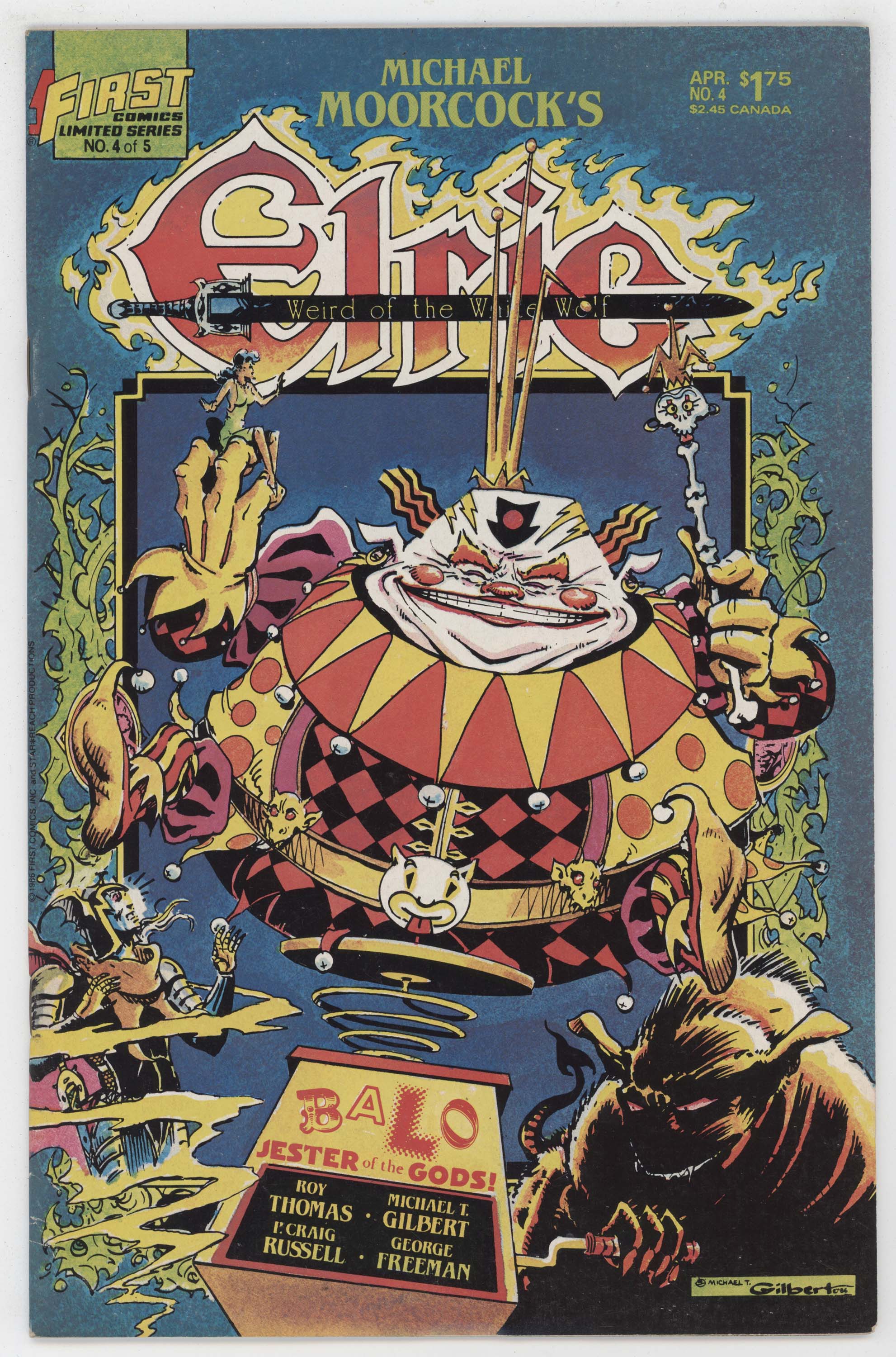 Elric Weird Of The Wolf 4 First 1987 FN Michael Moorcock