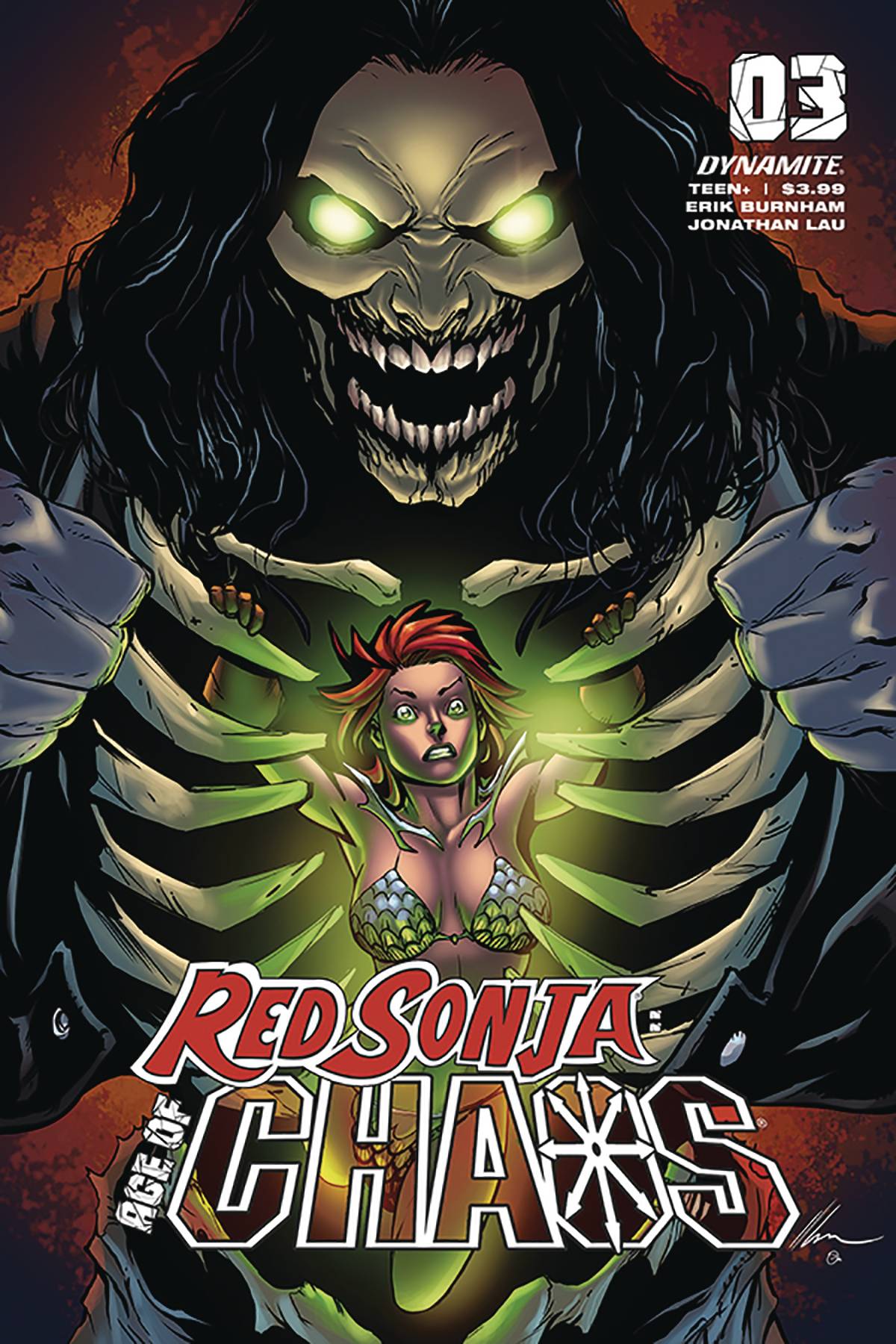 RED SONJA AGE OF CHAOS #3 C Ale GARZA Variant (03/18/2020) DYNAMITE