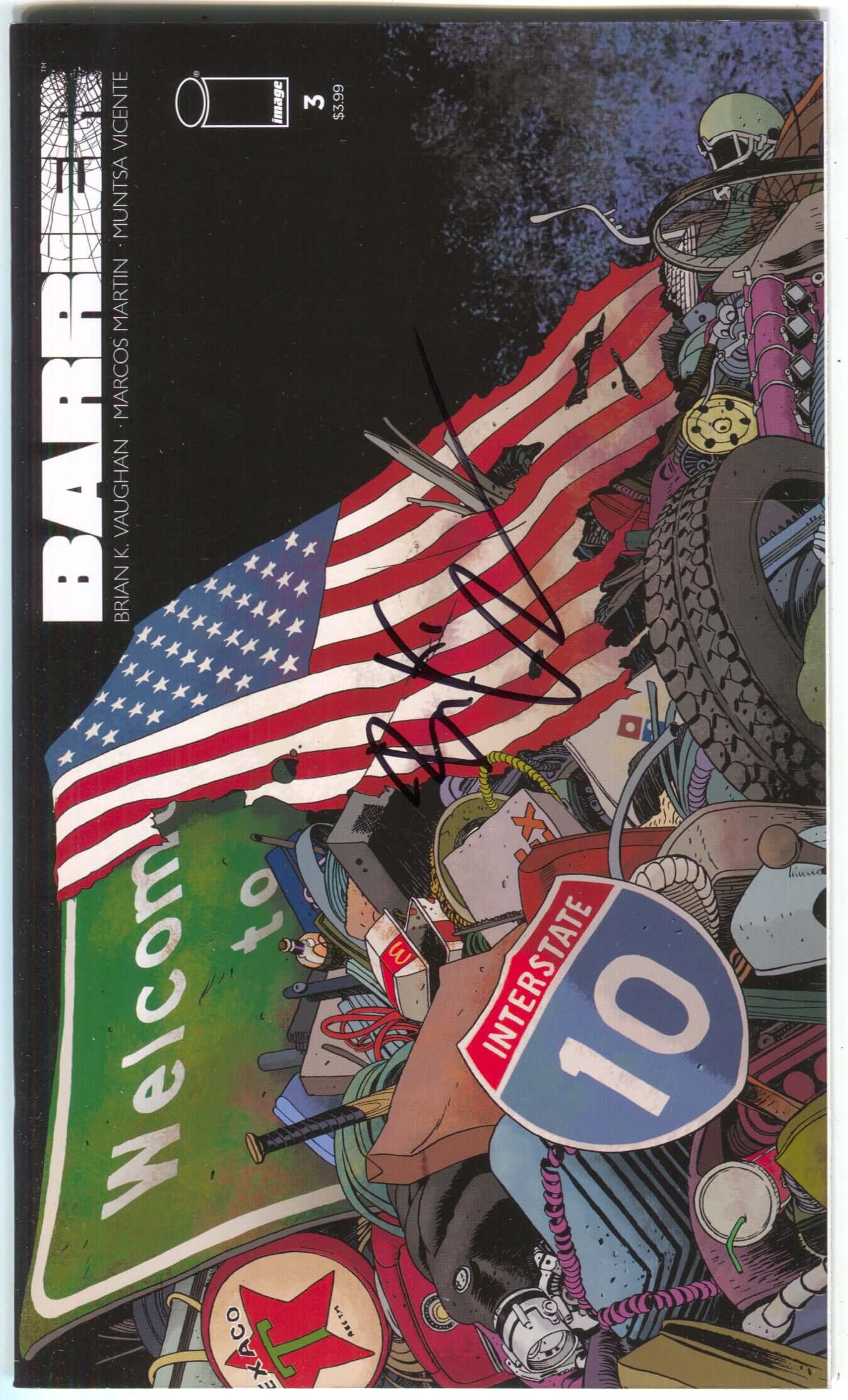Barrier Image 2018 Set Of 1 2 3 4 5 Books Signed Brian K Vaughan COA