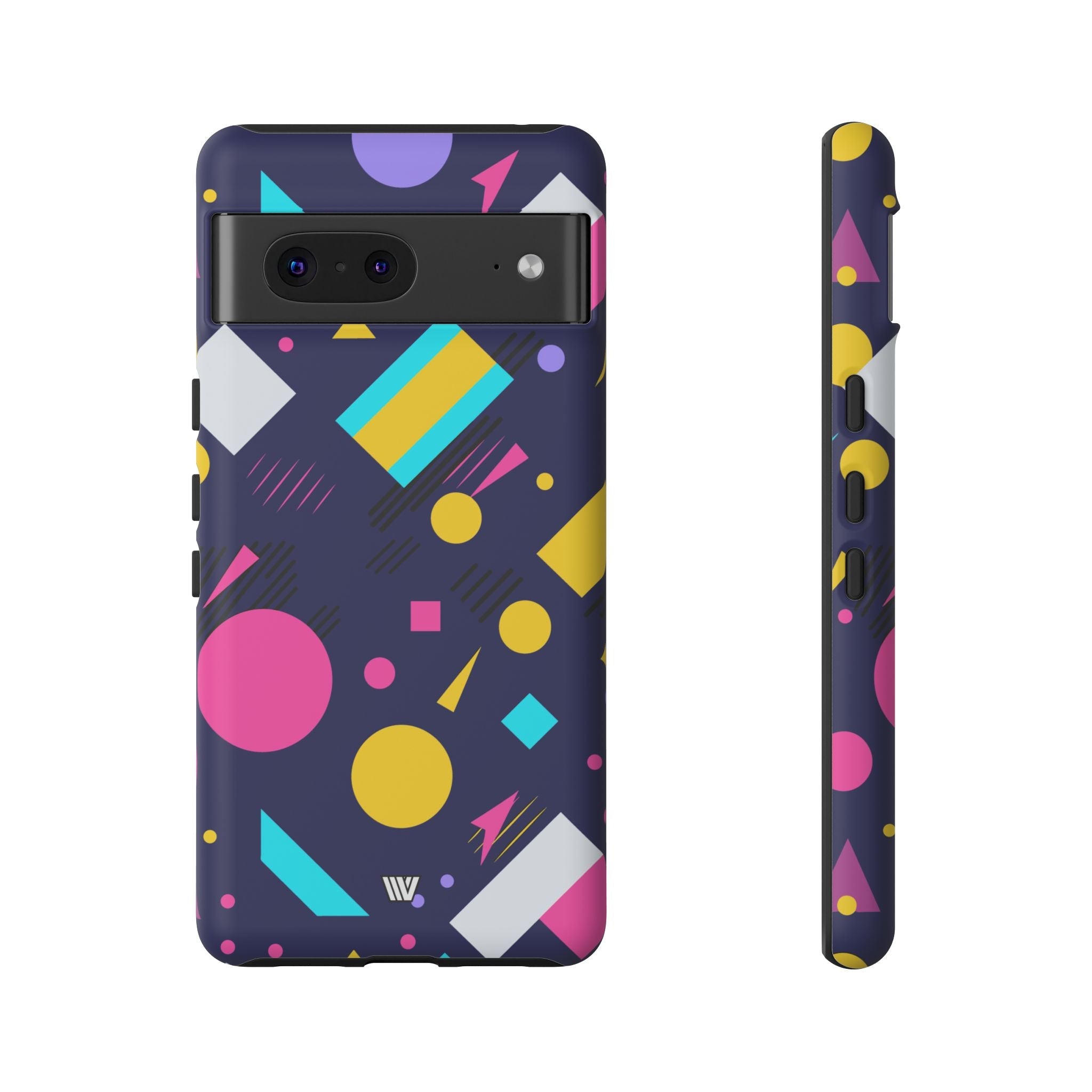 80s / 90s RETRO PATTERN DARK | Tough Phone Case