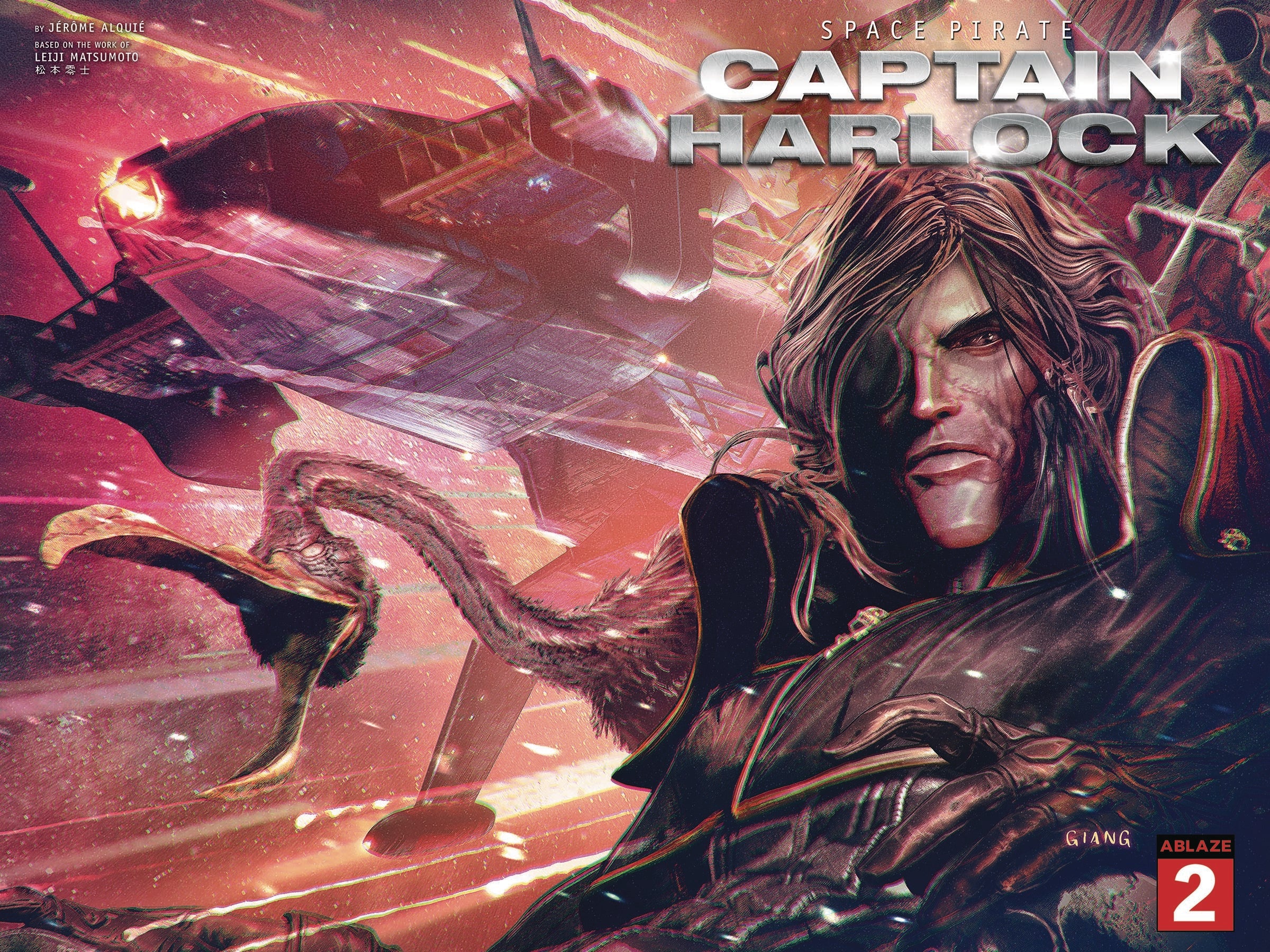 Space Pirate Capt Harlock #5 B John Giang Variant (10/27/2021) Ablaze