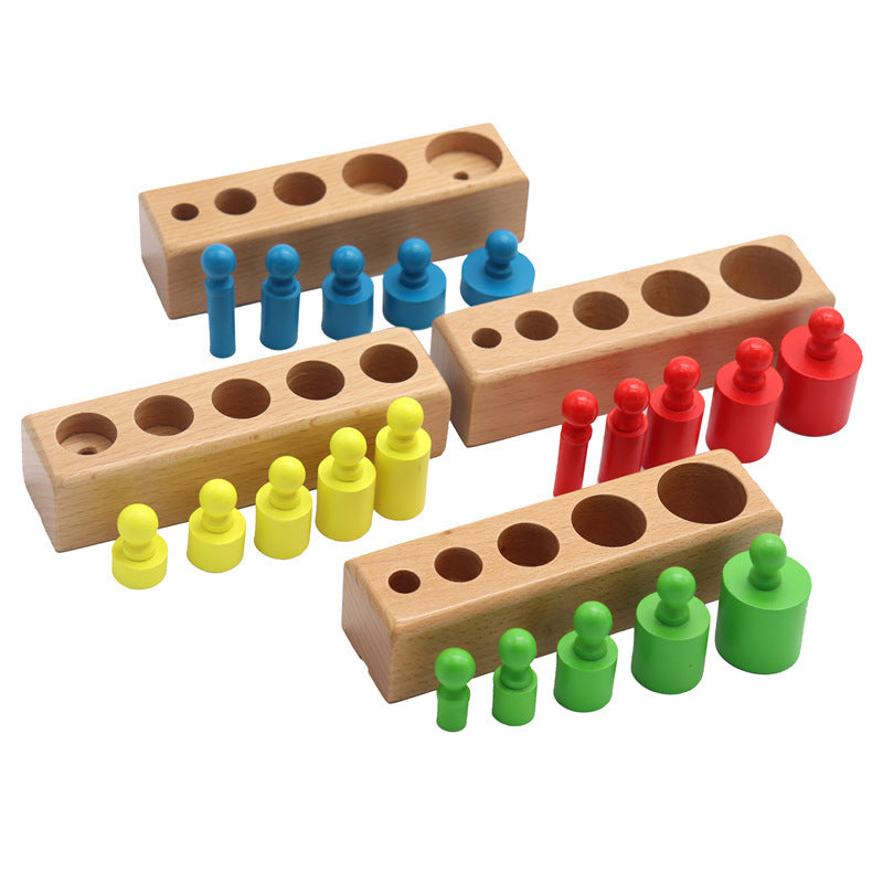 Montessori Wooden Educational Toy – Early Learning Building Blocks for Kids