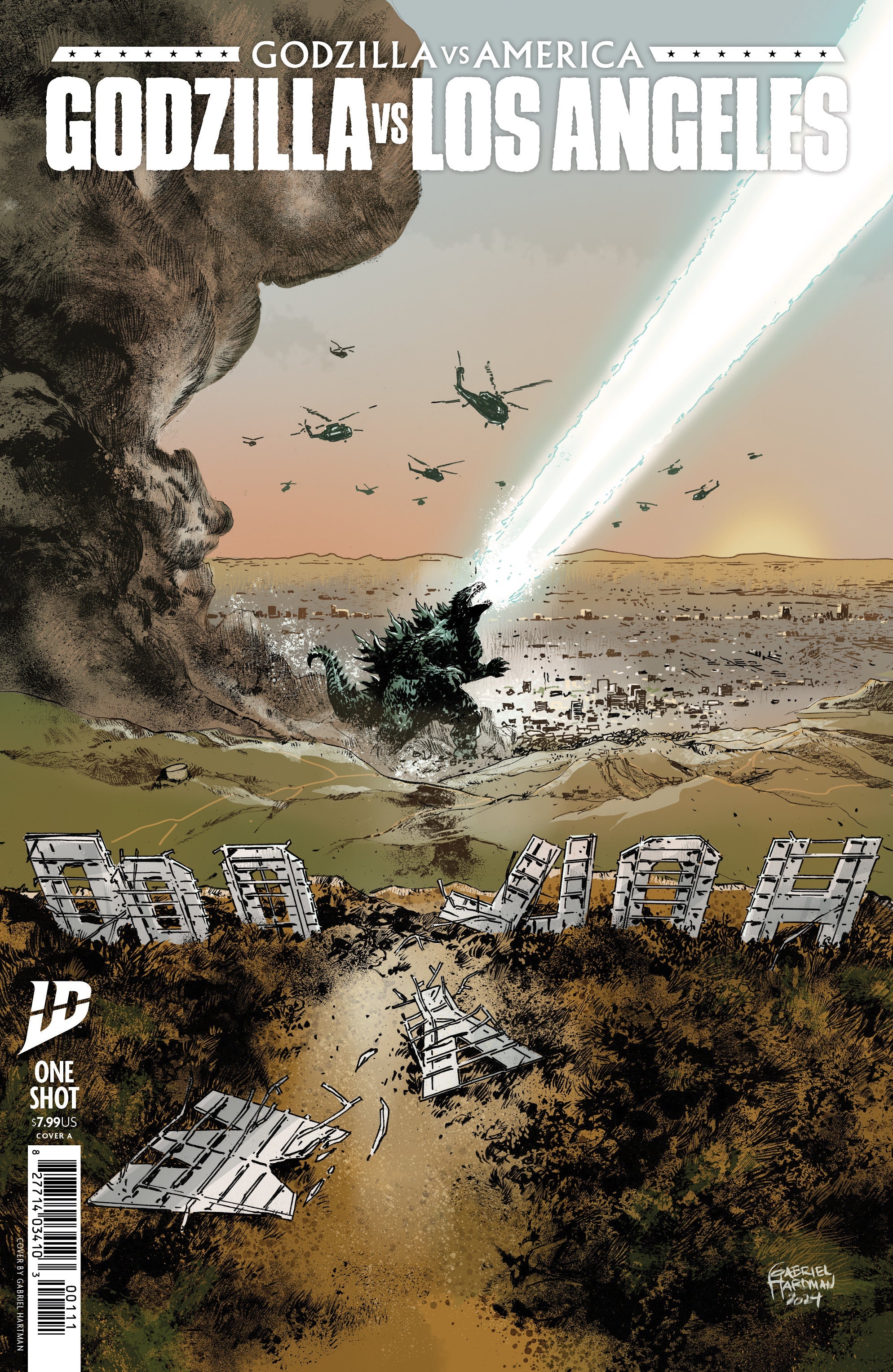 Godzilla Vs America Los Angeles A Gabriel Hardman (04/30/2025) Idw