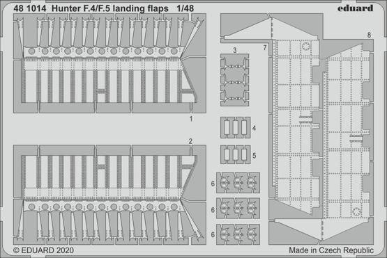 Eduard 481014 1/48 Aircraft- Hunter F4/F5 Landing Flaps for ARX