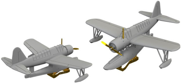 Eduard 653009 1/350 Ship- OS2U3 Kingfisher Aircraft for USN Vessels (Photo-Etch