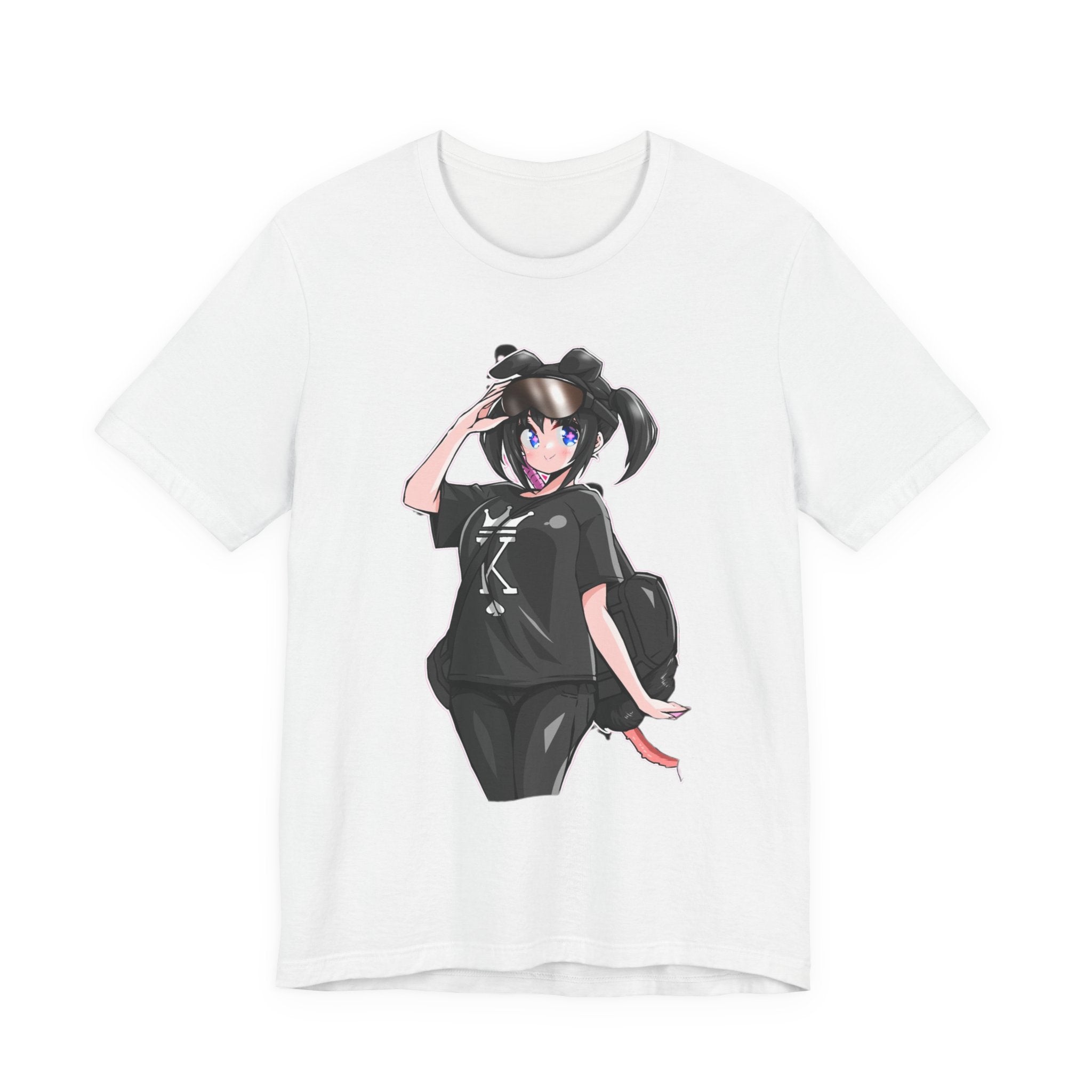 Lewd Anime-Themed Unisex Tee for Fans, Cute Graphic T-Shirt, Comfortable Everyday Wear, Perfect Gift for Anime Lovers, Stylish Casual Top