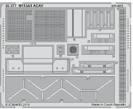 Eduard 36377 1/35 Armor- M113A ACAV for AFV
