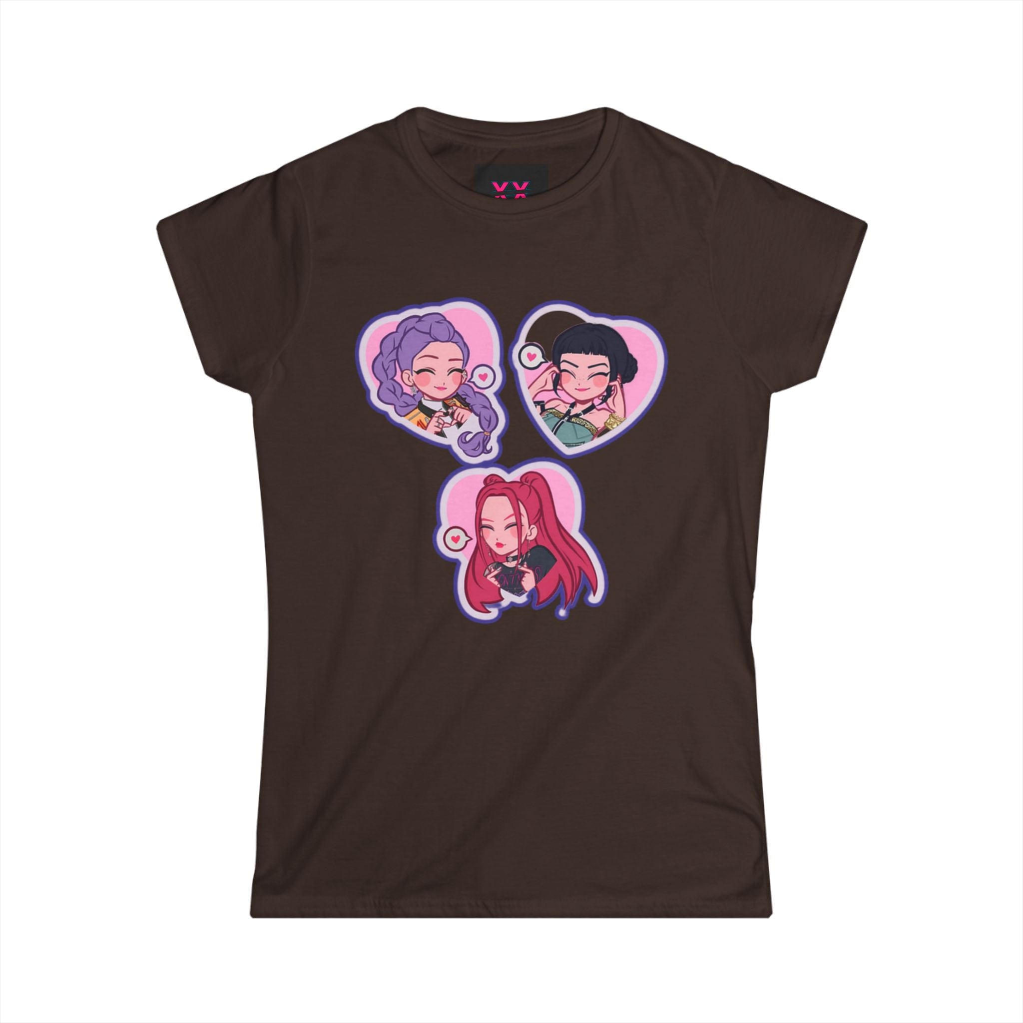 Idol style Tee, Cute Tee for Anime Lovers, Kawaii T-Shirt, Trendy Casual Wear, Gift for Otaku
