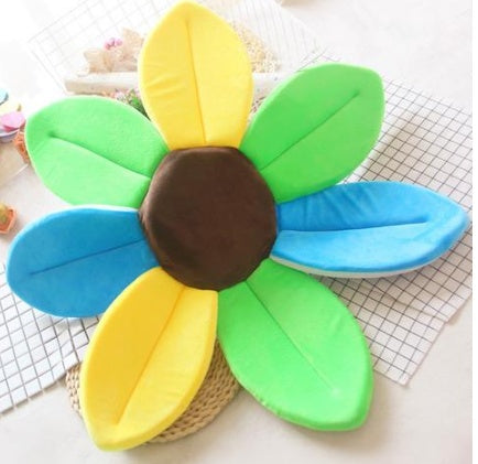 Sunflower Baby Bath Mat – Soft and Cozy Infant Sink Cushion