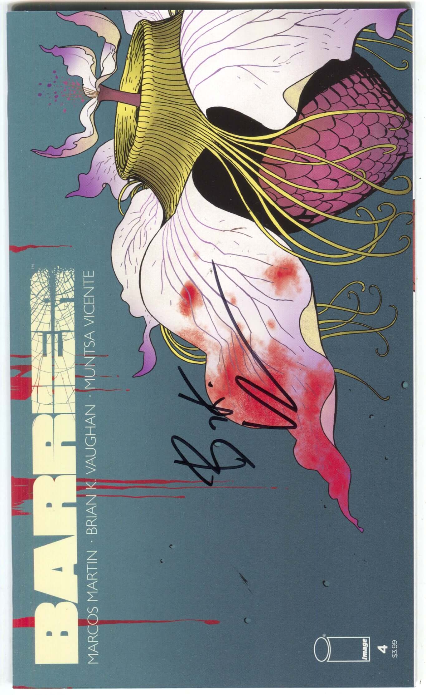 Barrier Image 2018 Set Of 1 2 3 4 5 Books Signed Brian K Vaughan COA