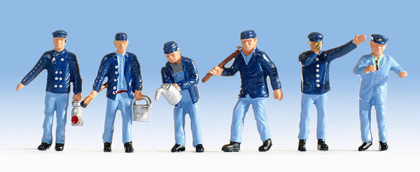 Noch 36282 N Scale Engineers & Switchmen -- pkg(6)