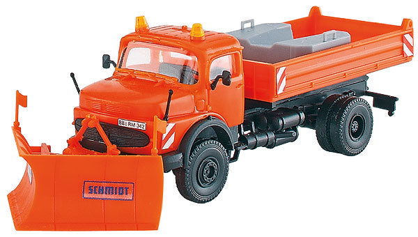 Kibri 15001 1/87 Scale Schmidt - Mercedes-Benz Roundnosed Snow Plough Truck