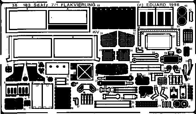 Eduard 35183 1/35 Armor- SdKfz 7 Flak for TAM