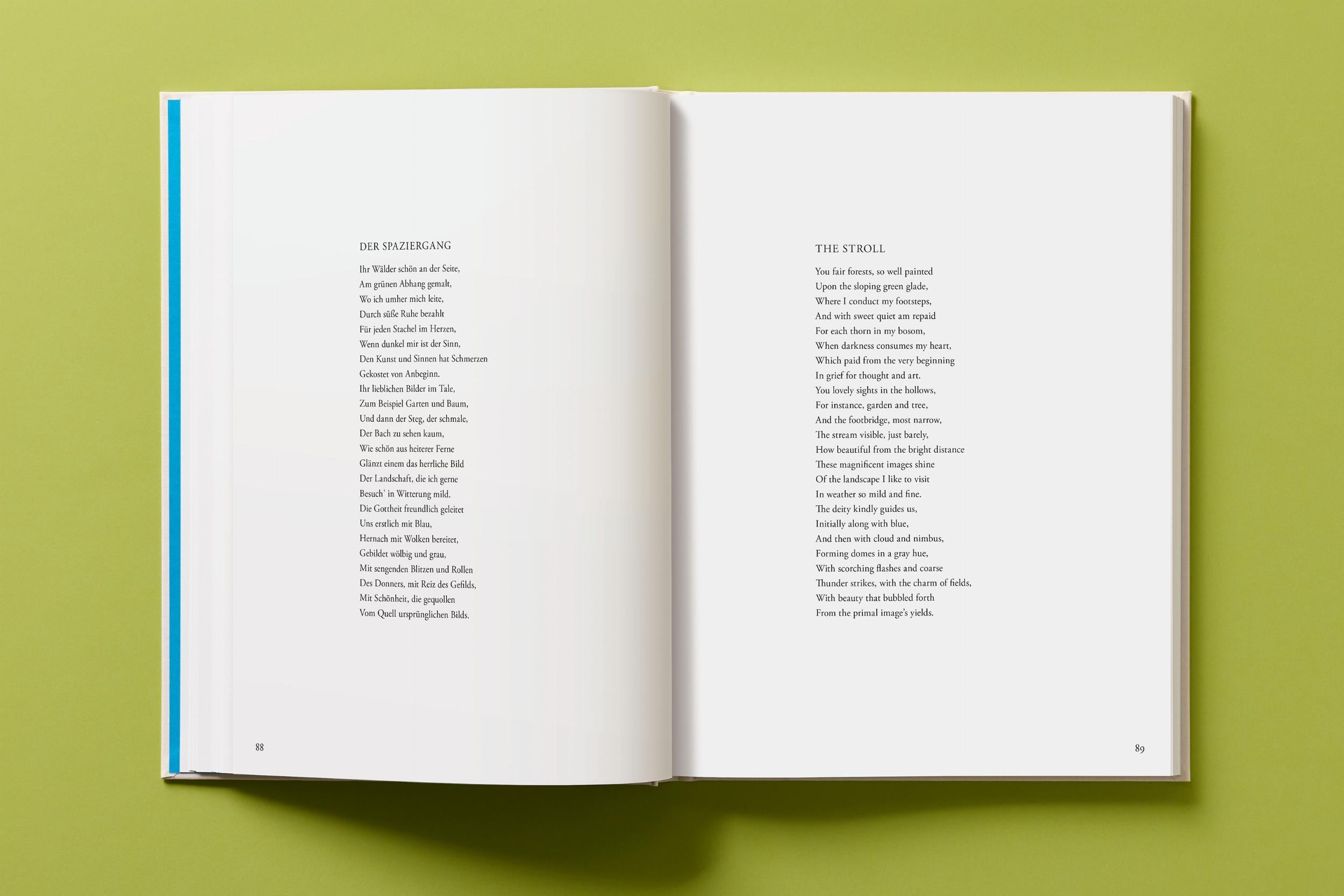 André Butzer. Friedrich Hölderlin. Die Jahreszeiten / The Seasons (German, English)