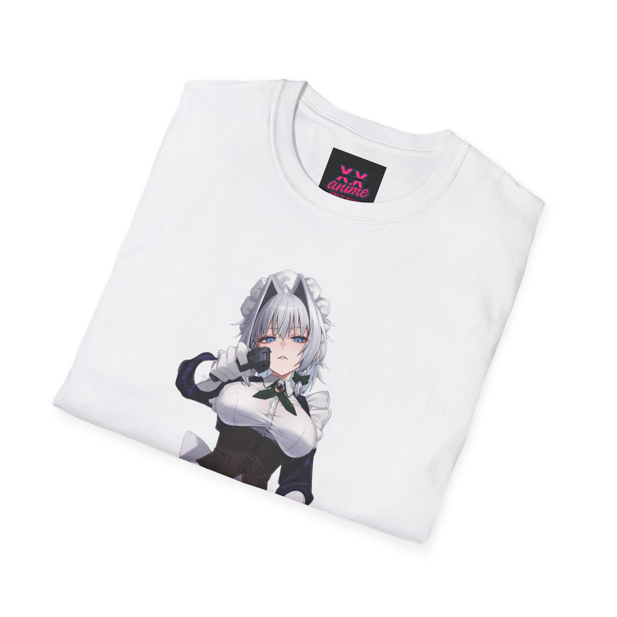 Anime-Inspired Unisex lewd gun T-Shirt - Fun, Playful Design, Perfect for Anime Lovers, Cosplay, Gifts, Casual Wear, and Conventions