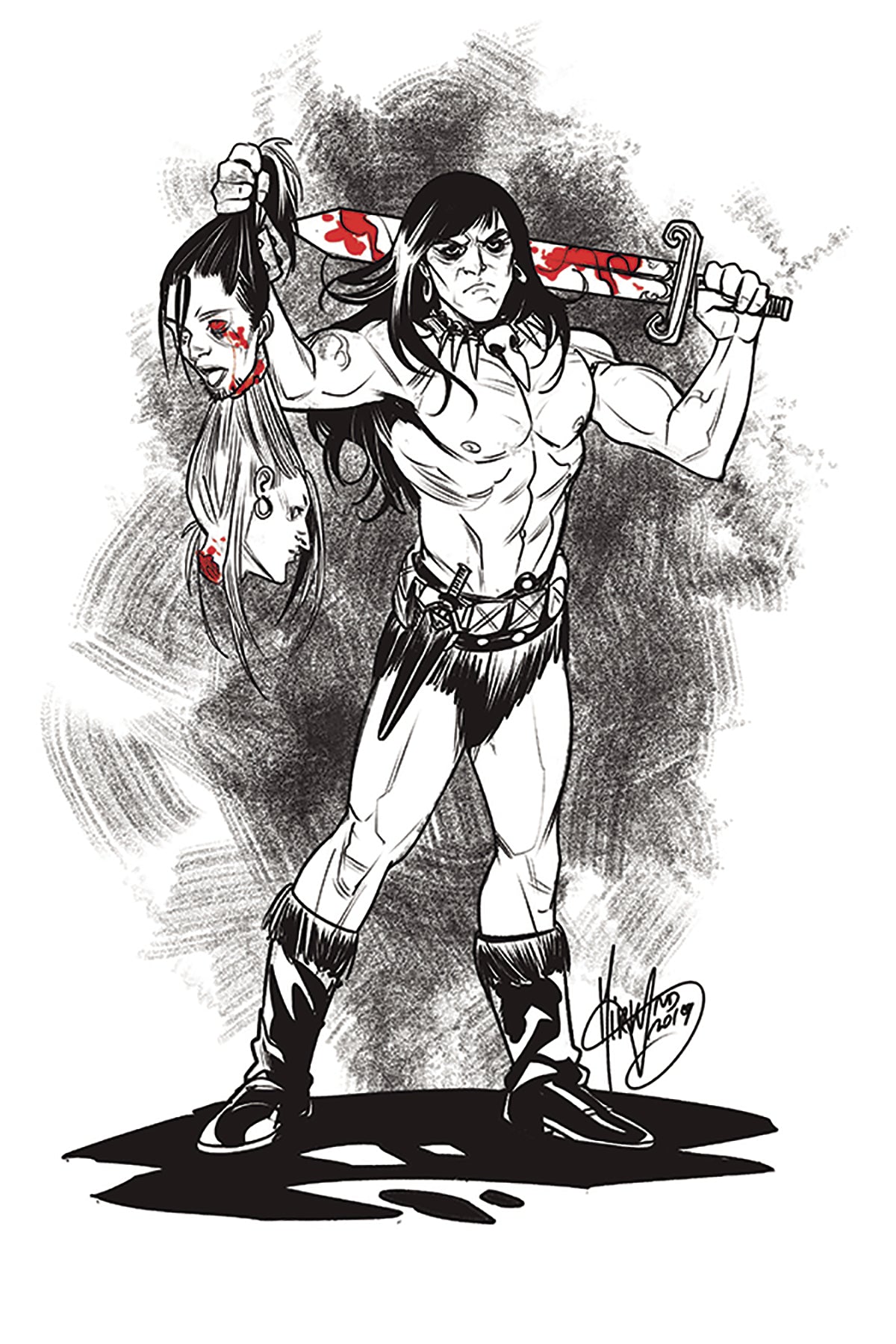 Cimmerian People Of Black Circle #1 F 1:10 Mirka Andolfo Virgin Variant (08/26/2020) Ablaze